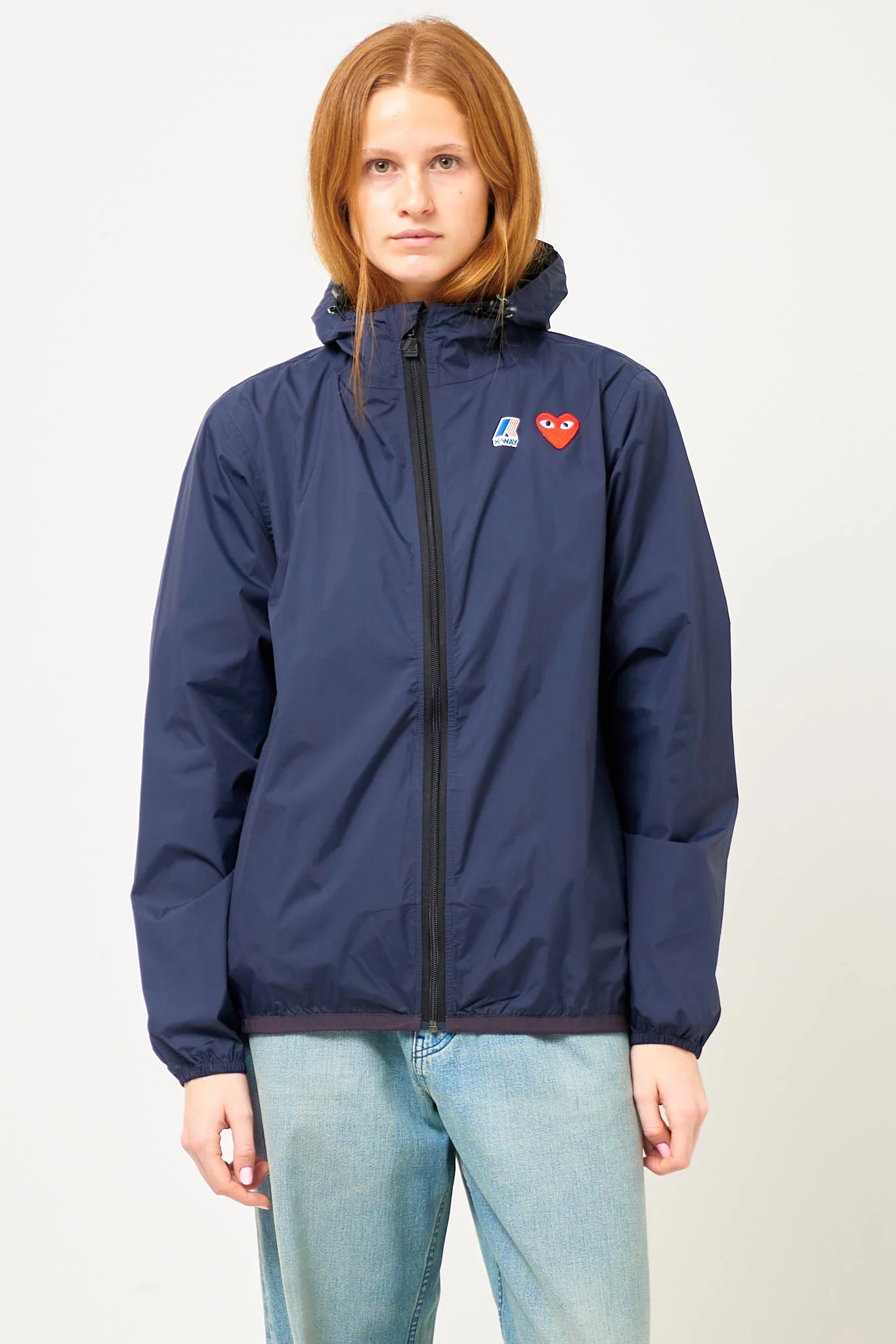 K-Way Hoodie Full Zip Navy - Image 7