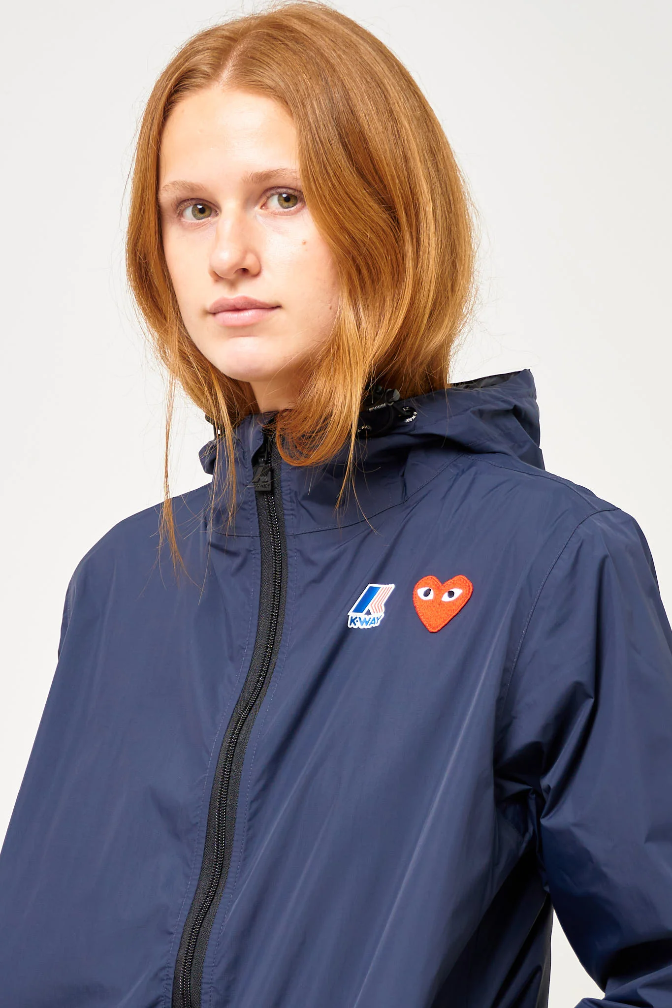 K-Way Hoodie Full Zip Navy - Image 8