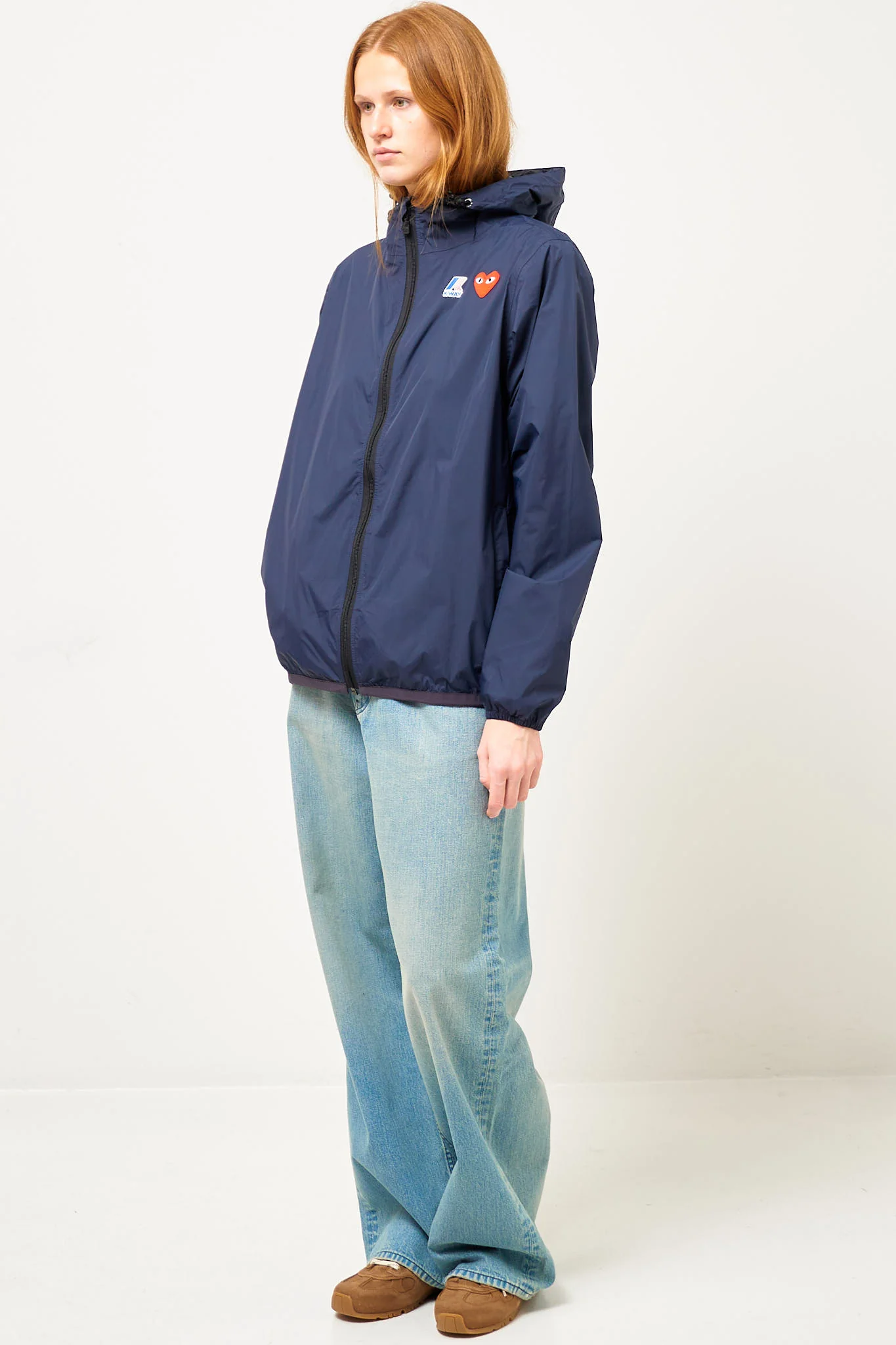 K-Way Hoodie Full Zip Navy - Image 9