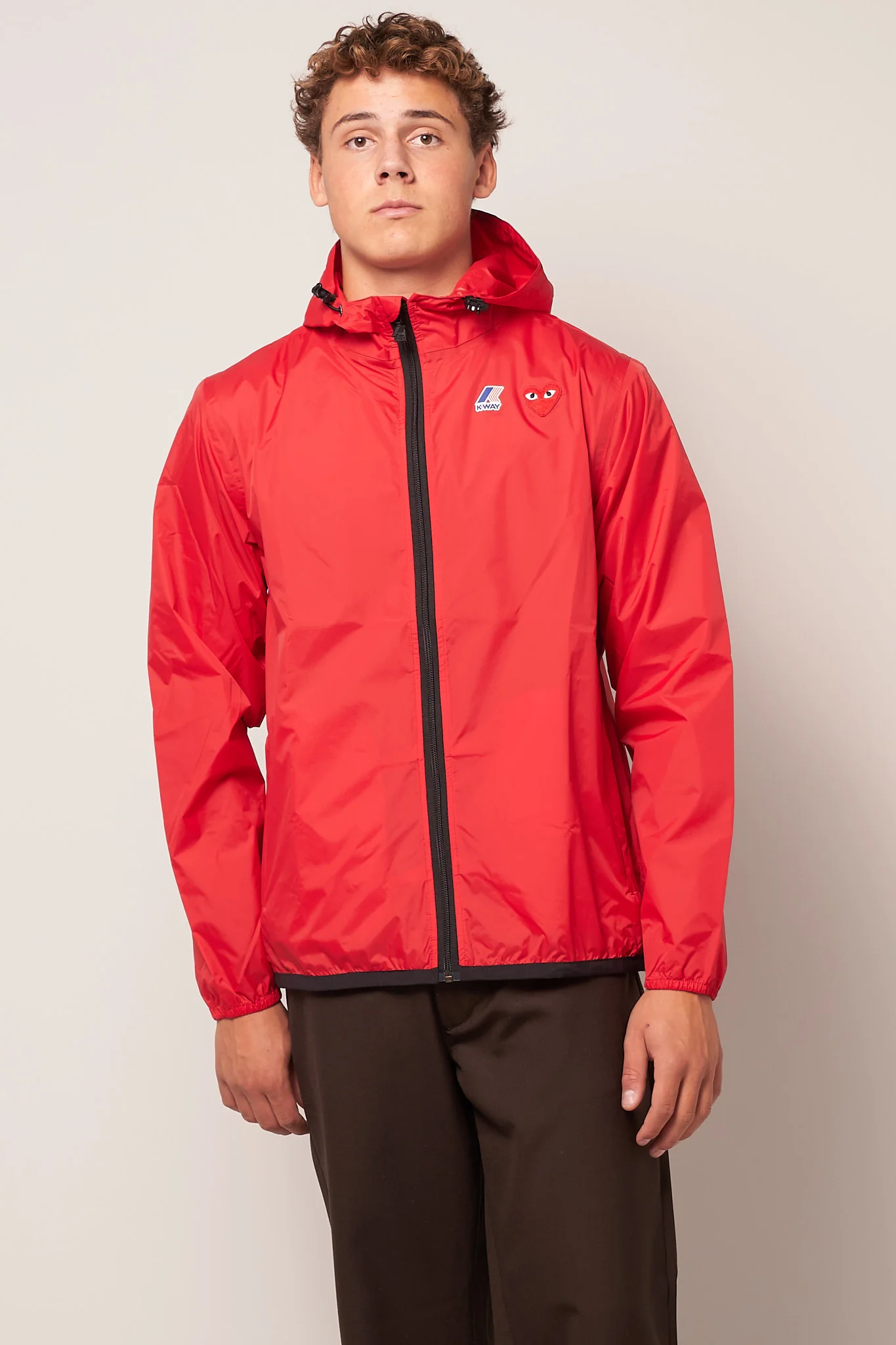 K-Way Hoodie Full Zip Red