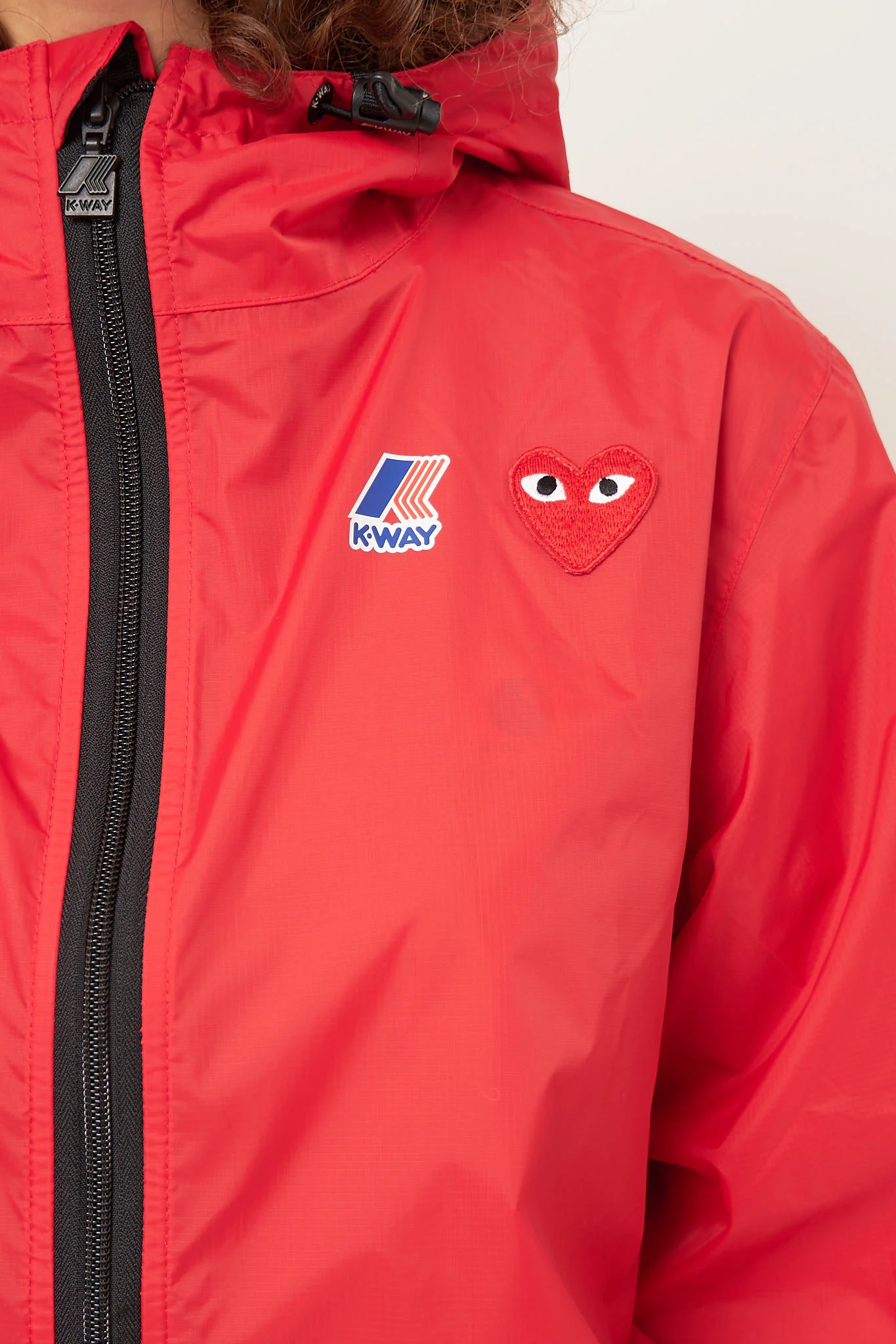 K-Way Hoodie Full Zip Red - Image 5