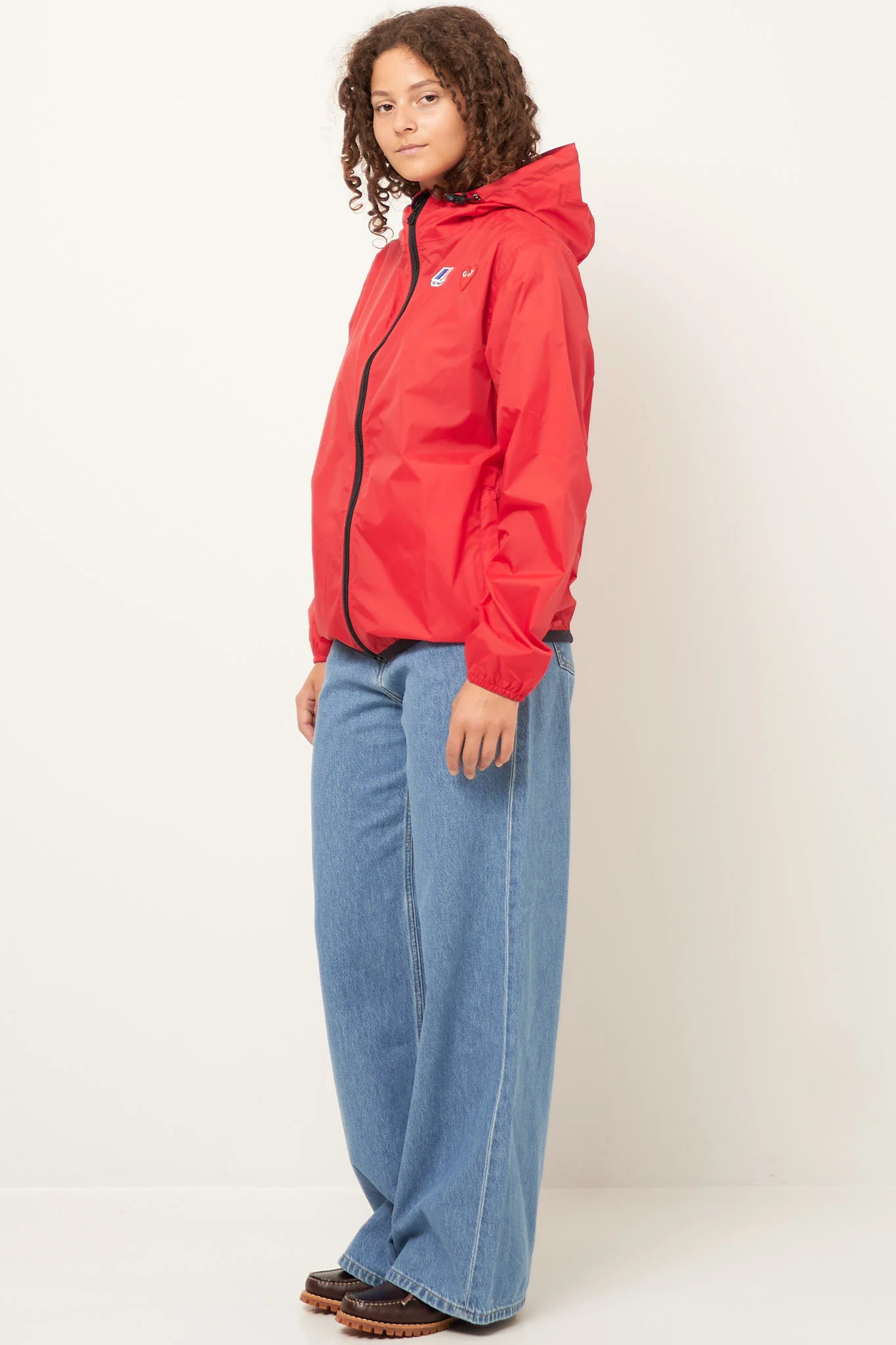 K-Way Hoodie Full Zip Red - Image 6