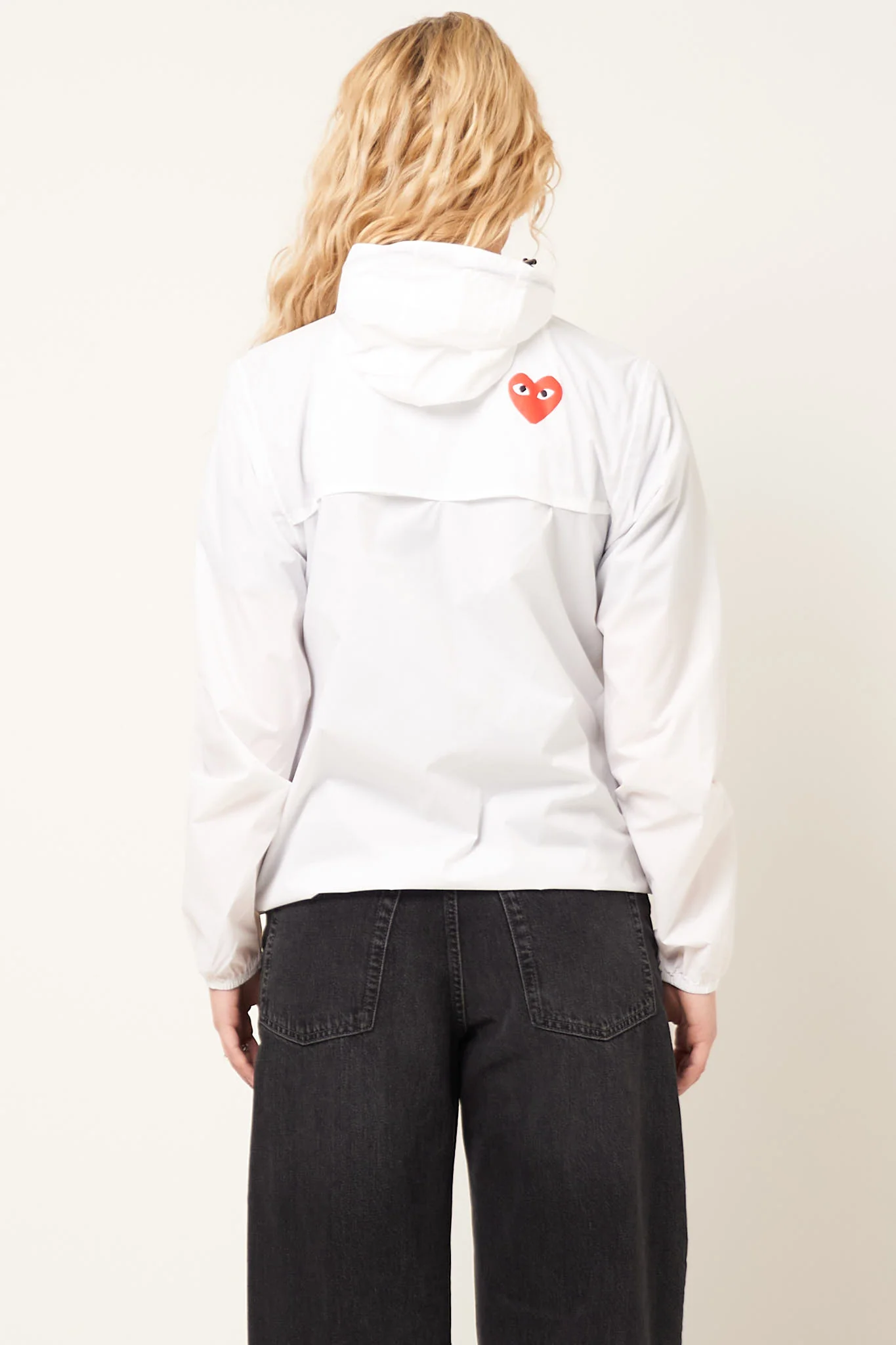 K-Way Hoodie Full Zip White - Image 5