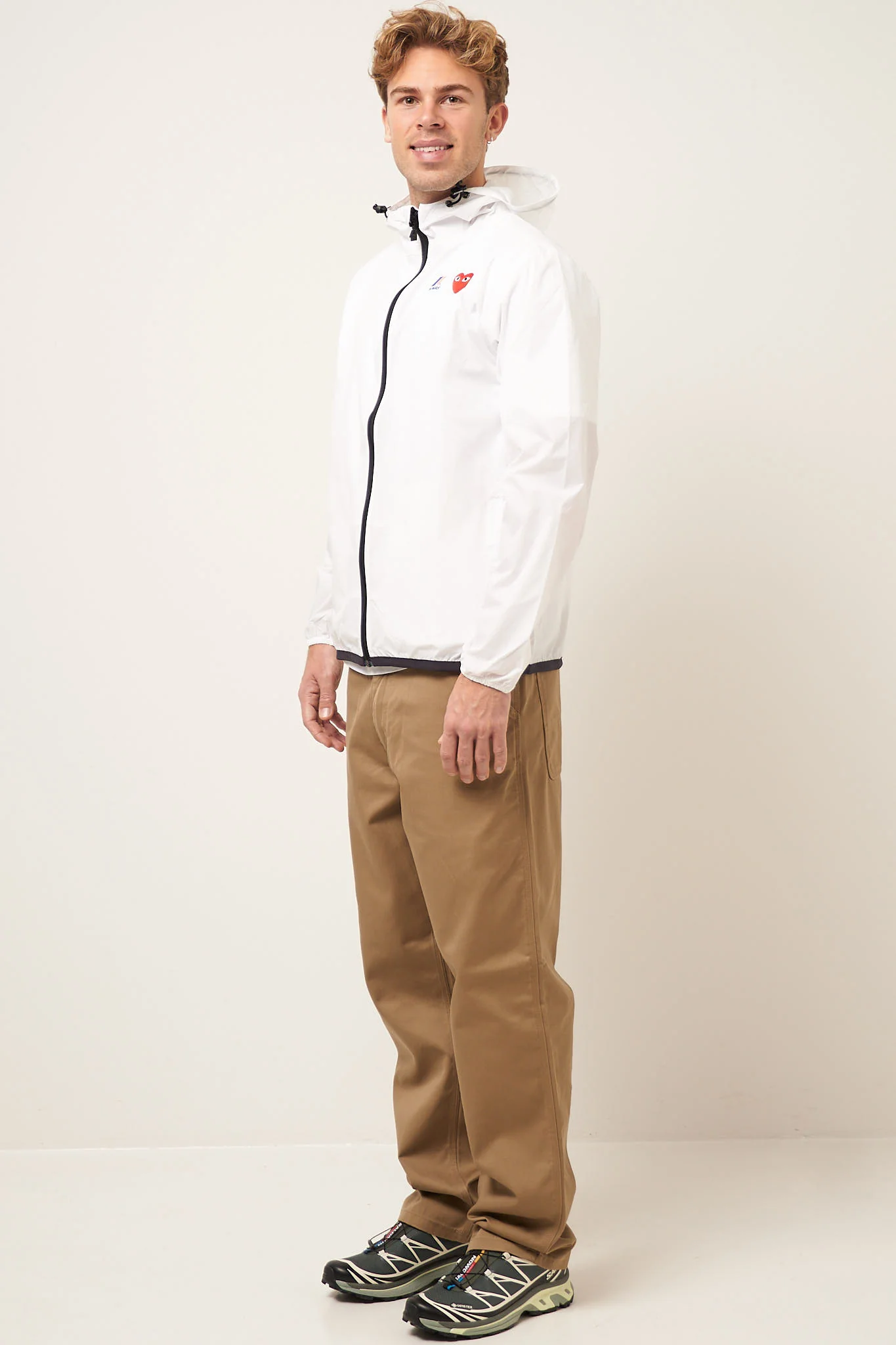 K-Way Hoodie Full Zip White - Image 7