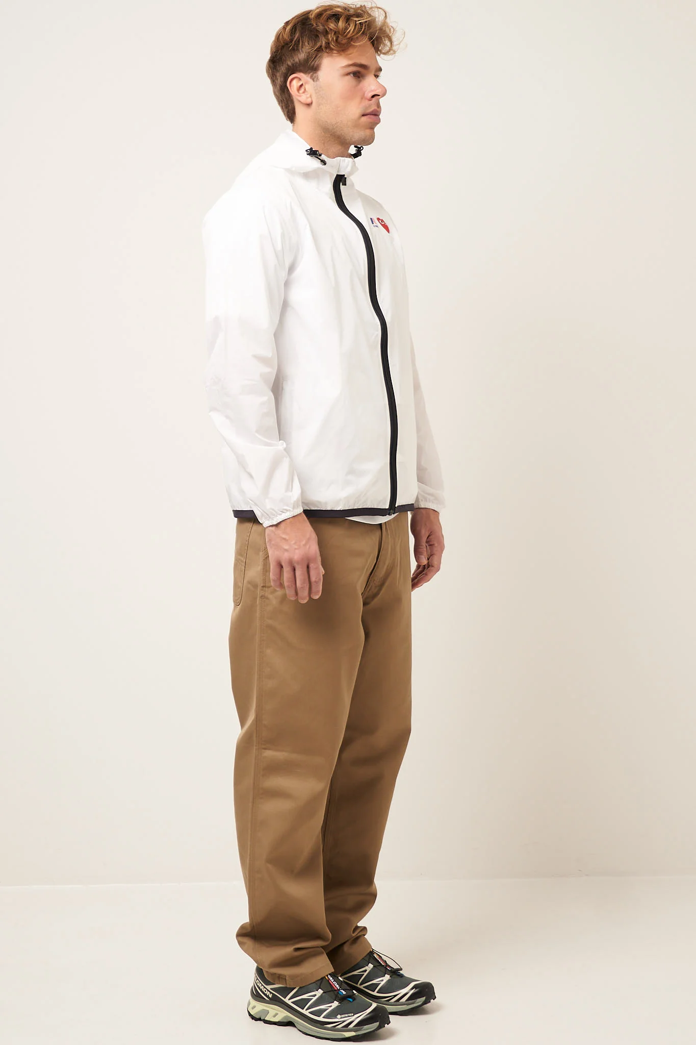 K-Way Hoodie Full Zip White - Image 8