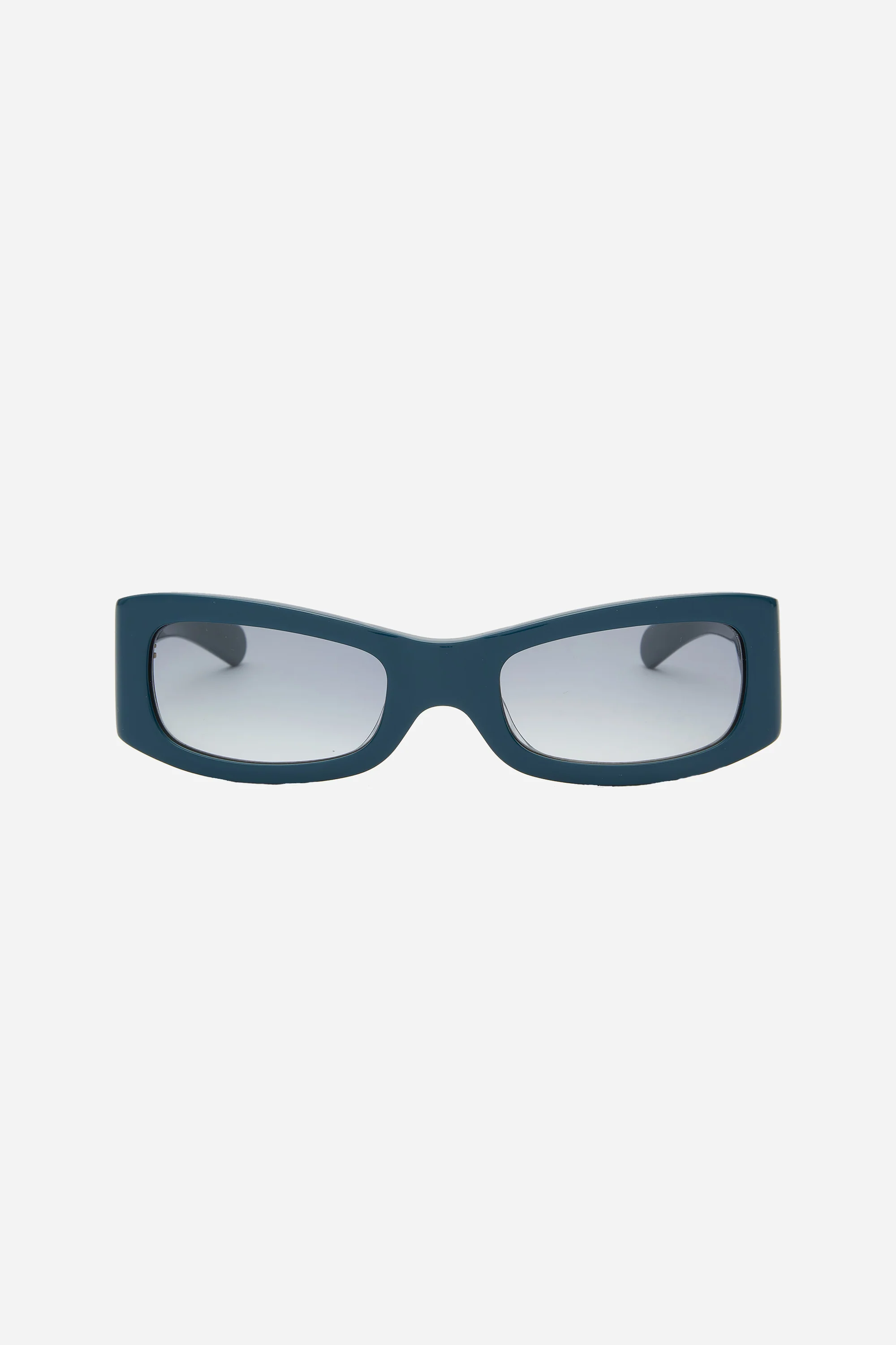 Kareem Solid Ink Blue/Grey Gradient Lens