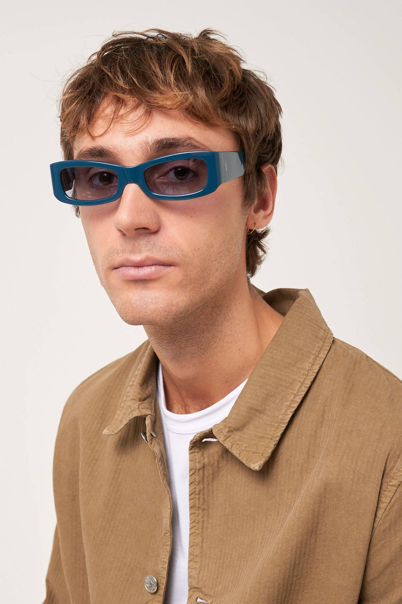 Kareem Solid Ink Blue/Grey Gradient Lens - Image 2
