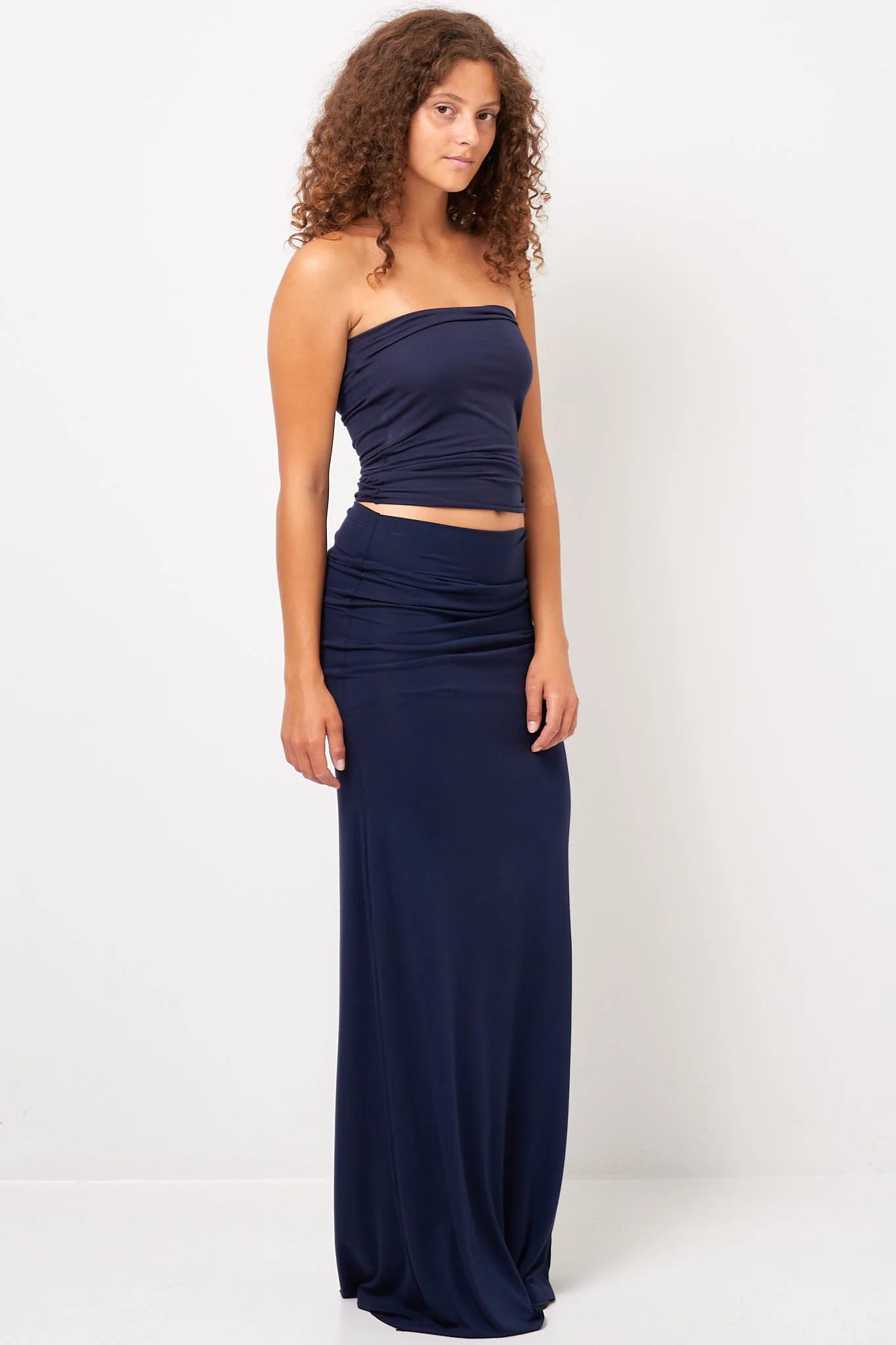 Long Skirt Navy - Image 3
