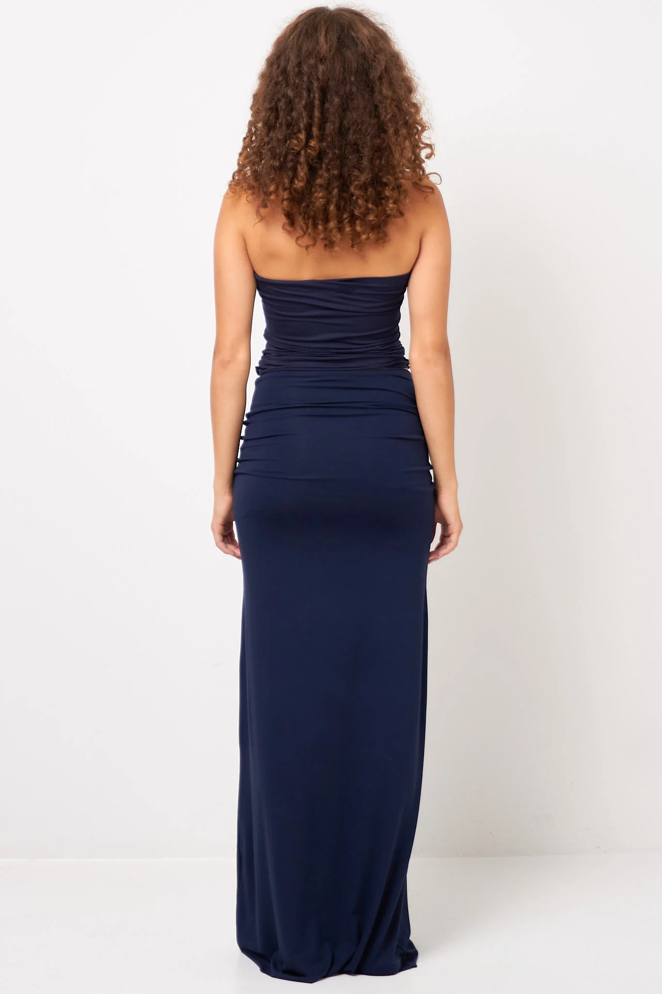 Long Skirt Navy - Image 4