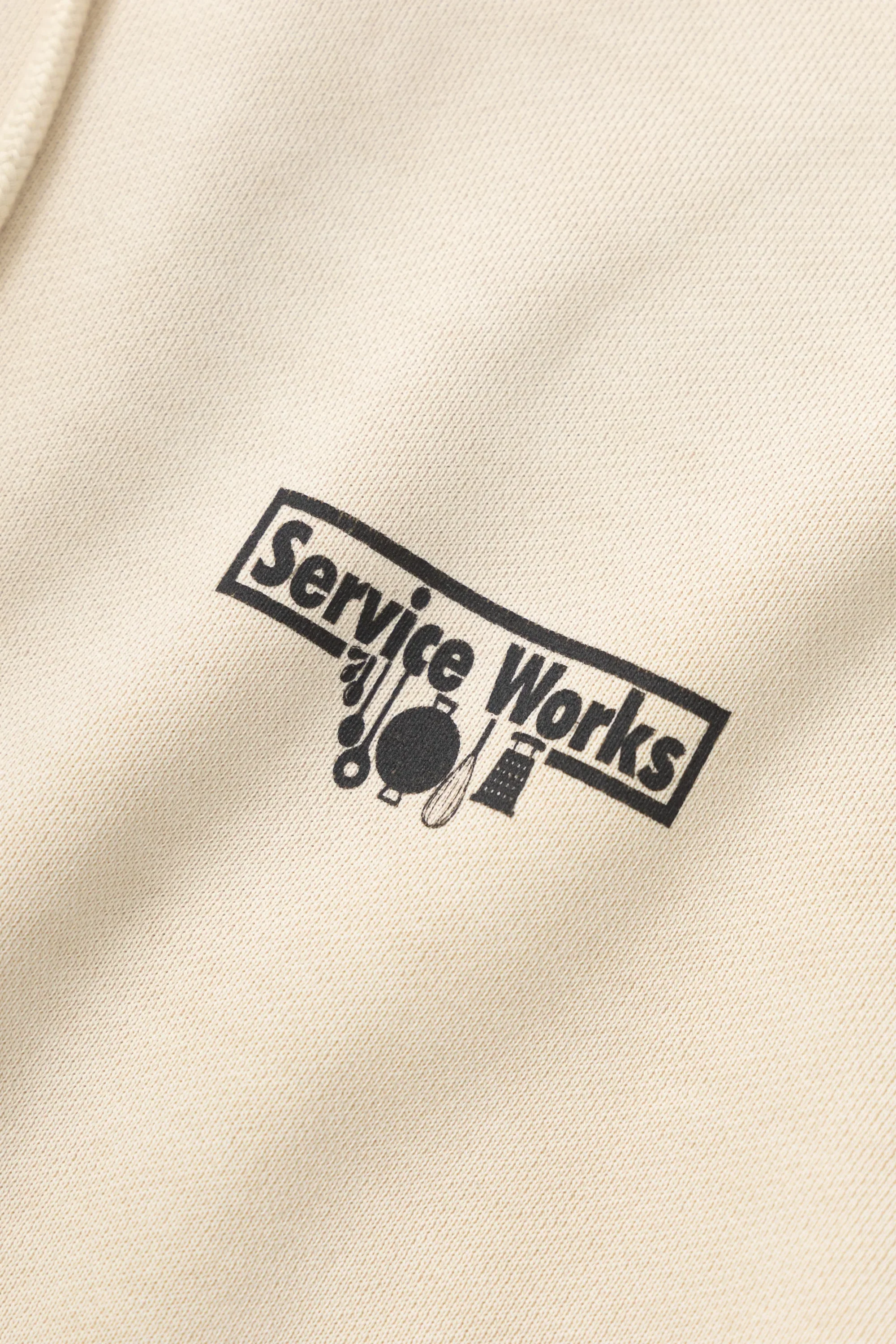 Loopback Hoodie Natural - Image 3
