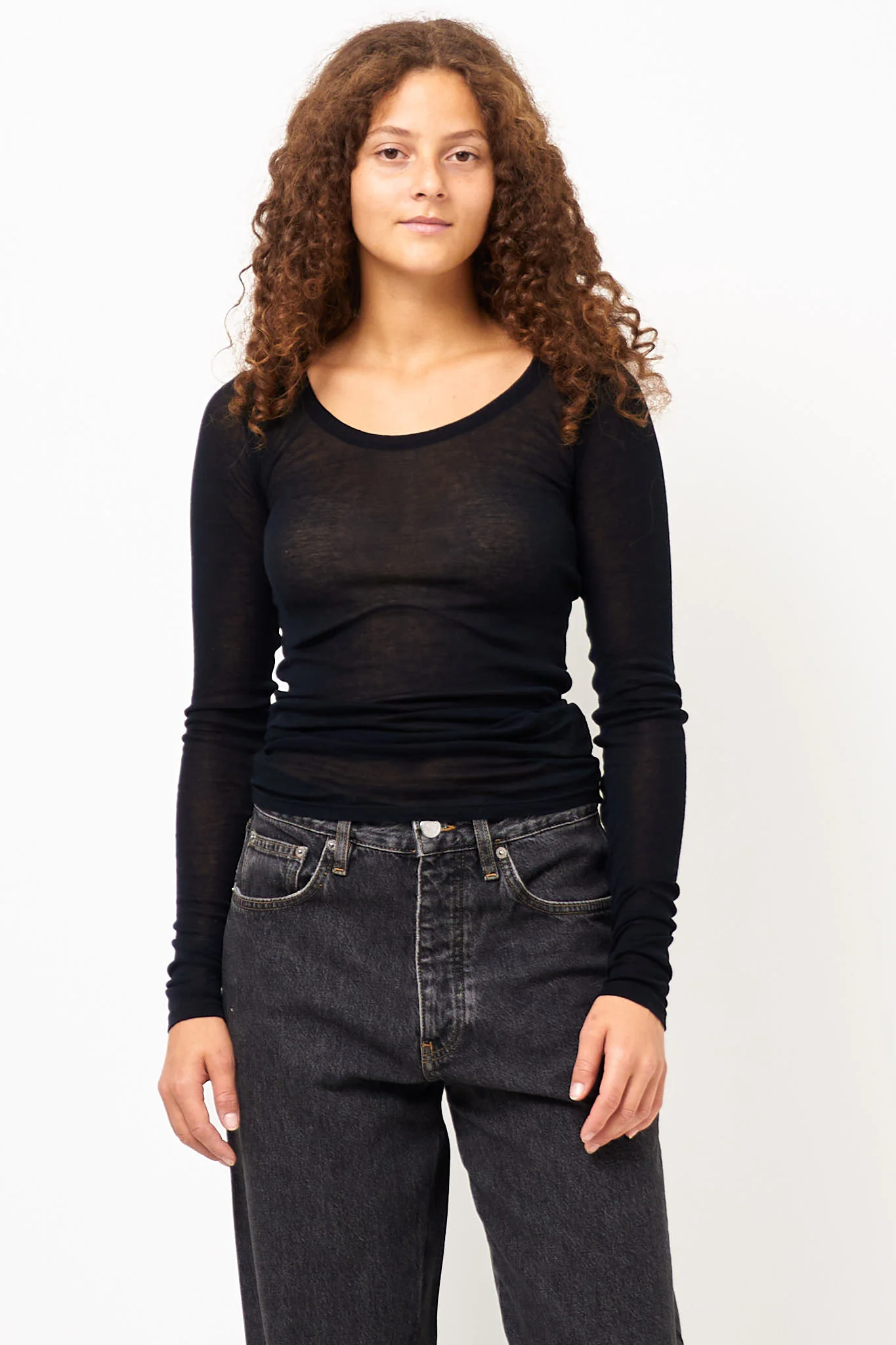 Massachusetts LS T-shirt Black - Image 5