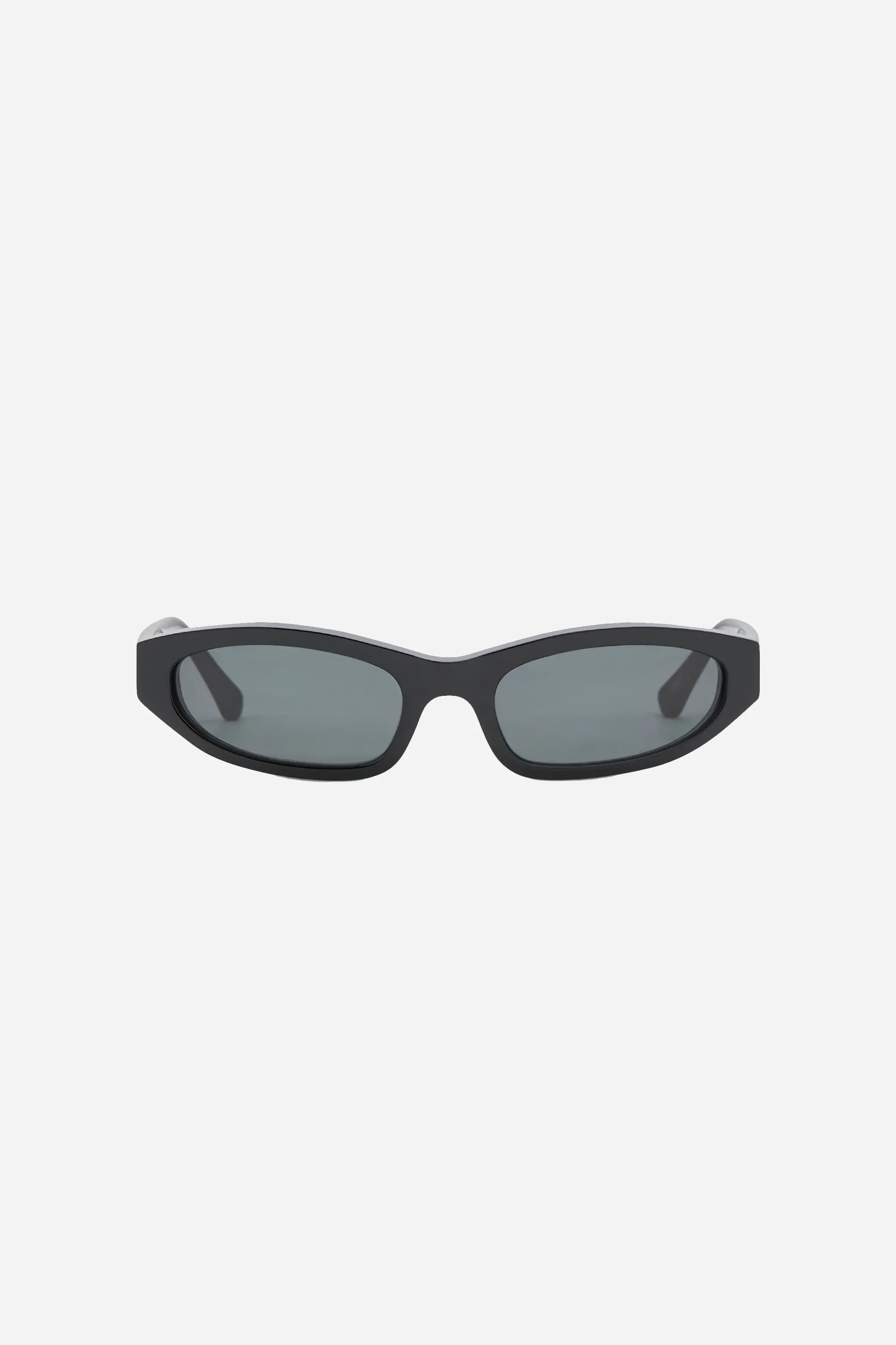 Miles Black/Green Solid Lens