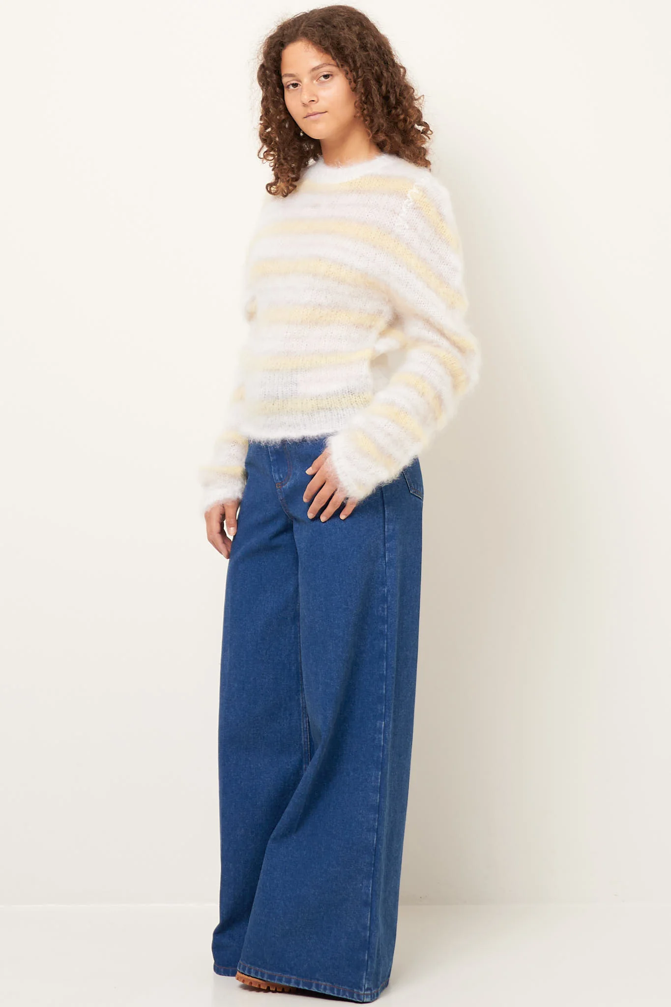 Mohair Jumper Lily White - Image 3