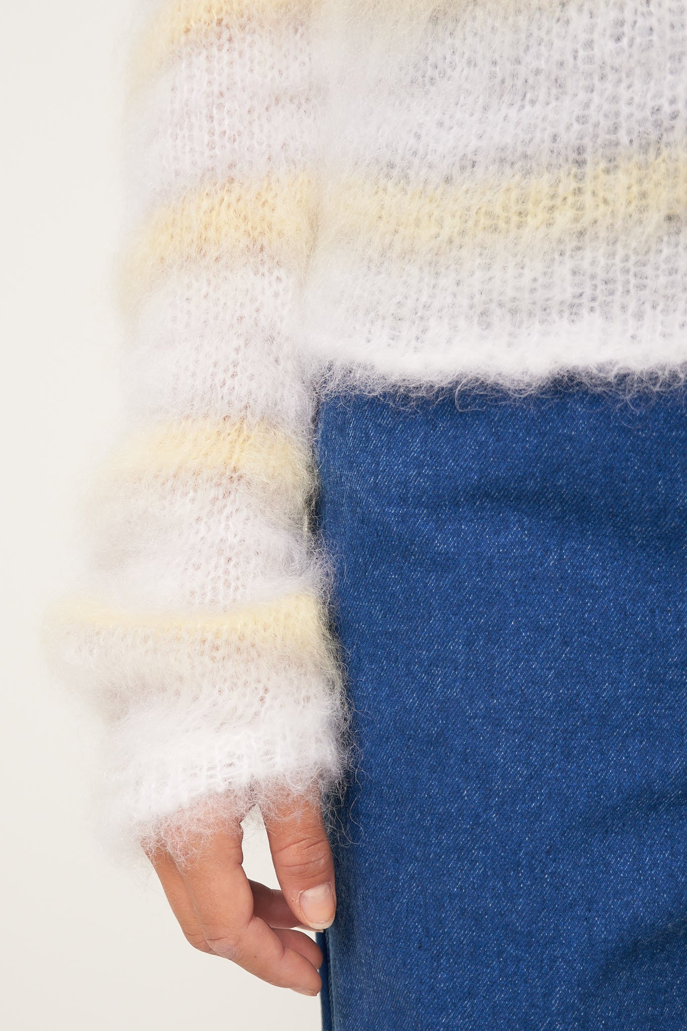 Mohair Jumper Lily White - Image 4