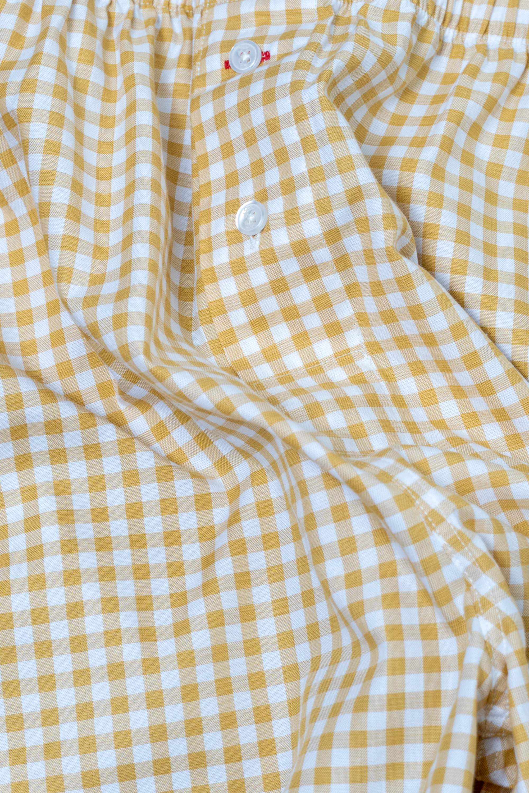 Mustard Check Boxers - Image 2