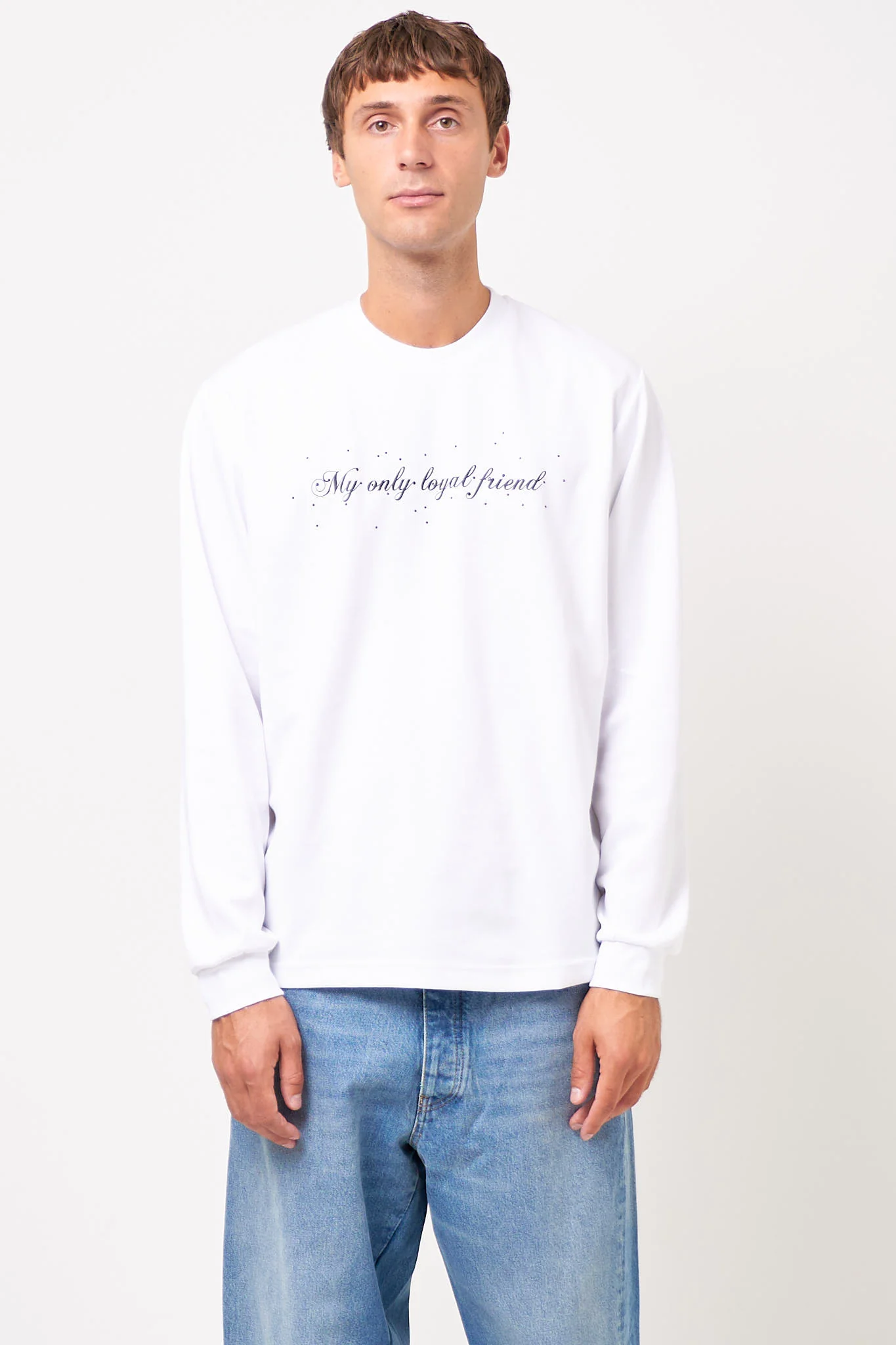 My Only Loyal Friend L/S T-Shirt White
