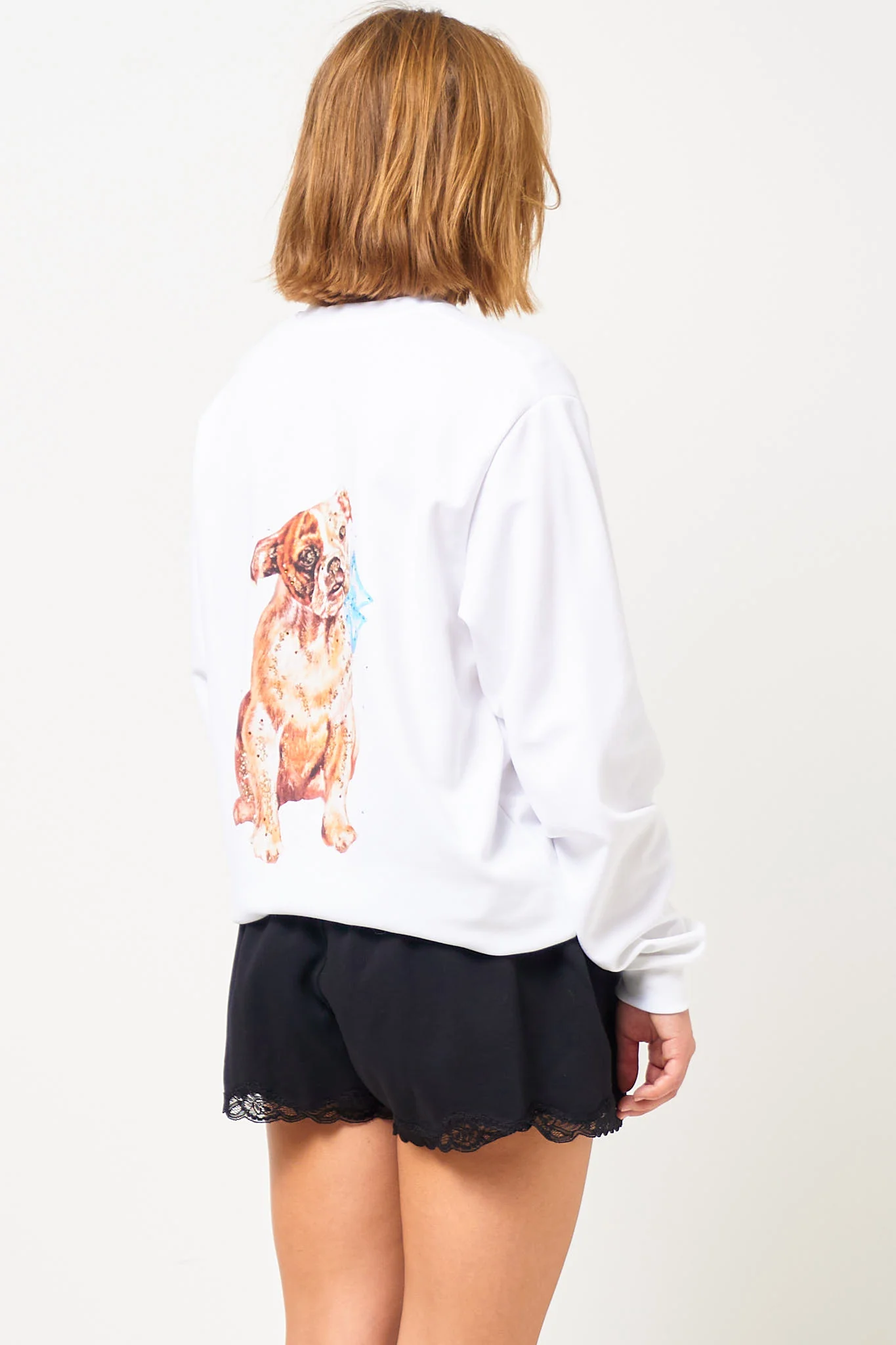 My Only Loyal Friend L/S T-Shirt White - Image 10