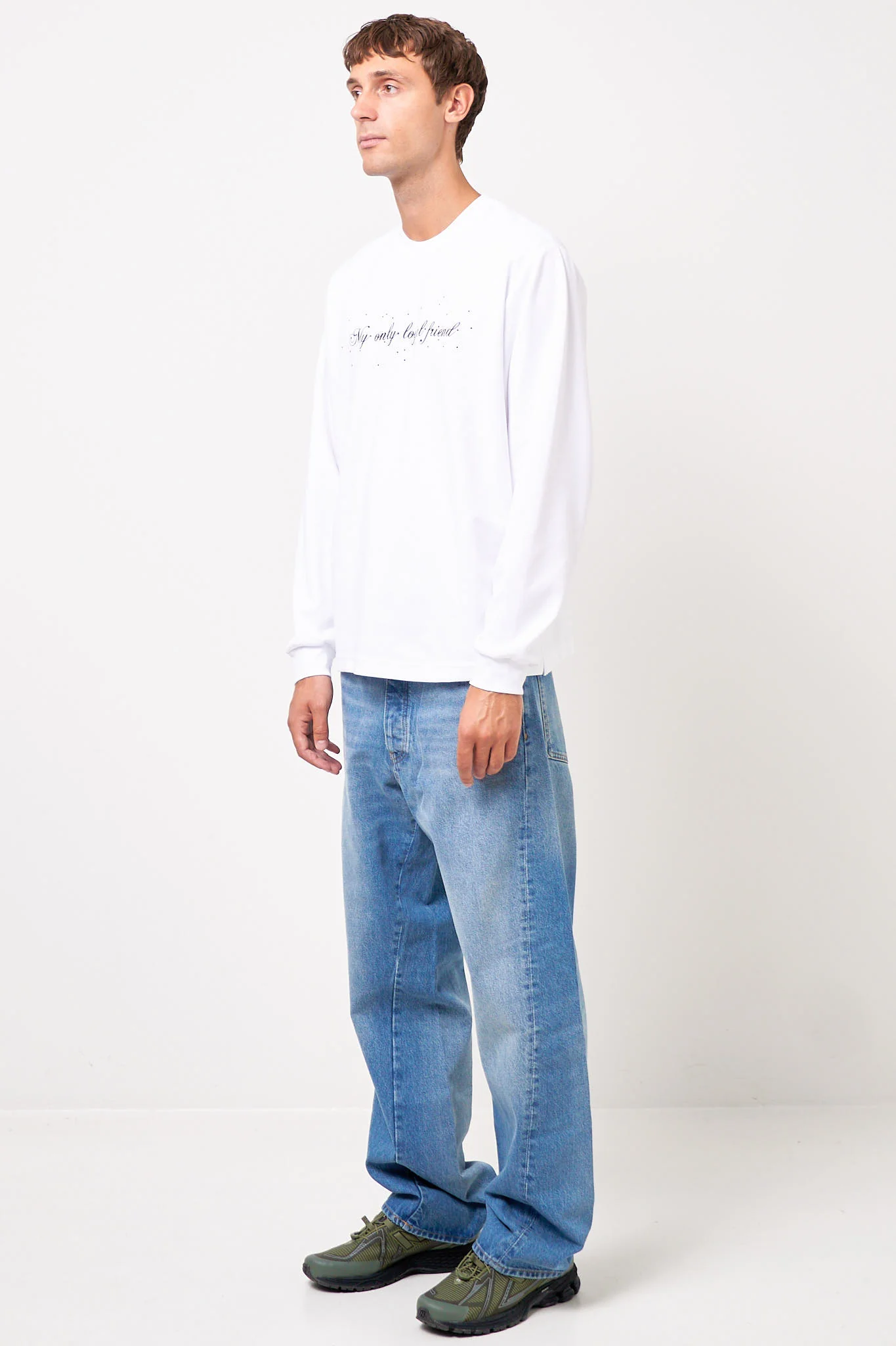 My Only Loyal Friend L/S T-Shirt White - Image 3