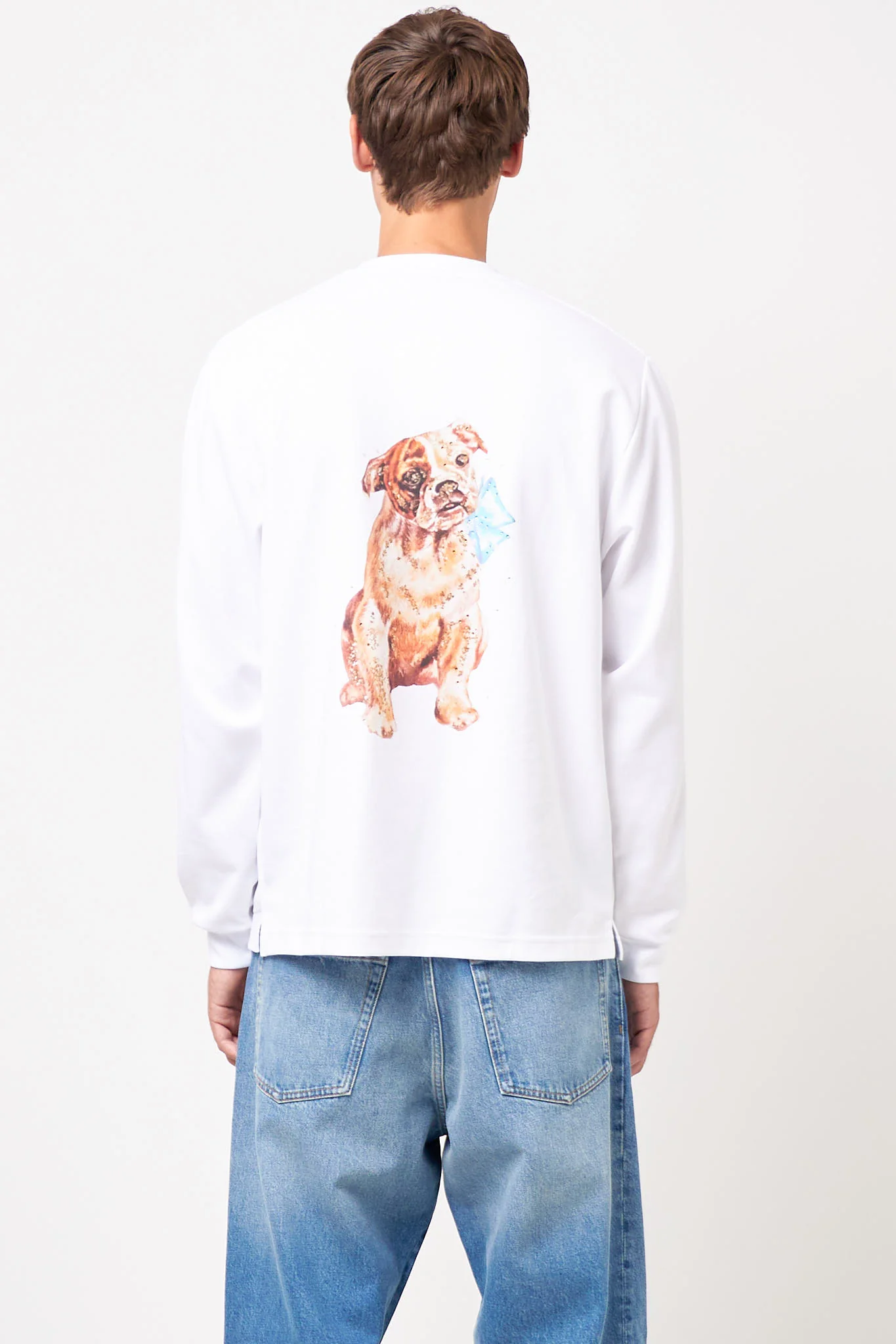 My Only Loyal Friend L/S T-Shirt White - Image 5