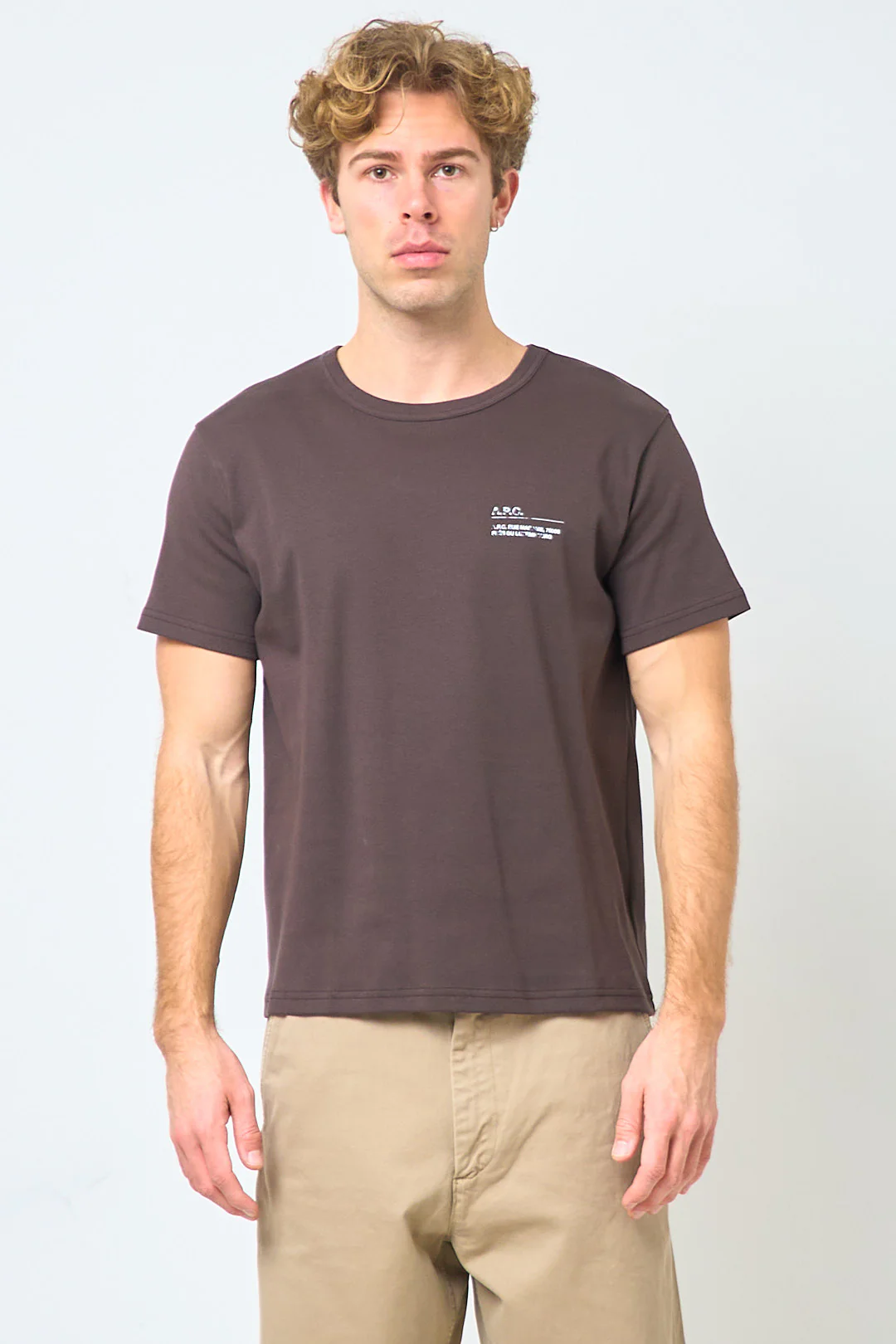 Niclas T-Shirt Brown - Image 4
