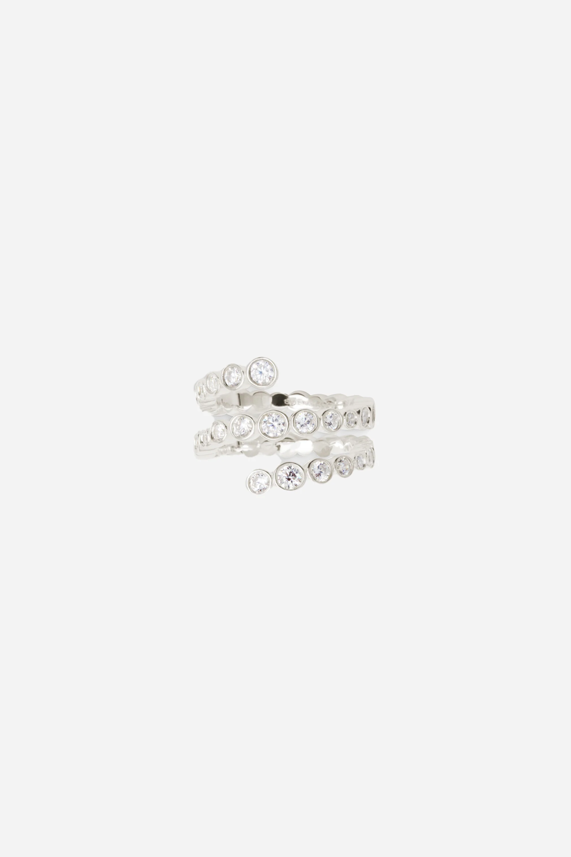 Odette Spiral Ring Silver