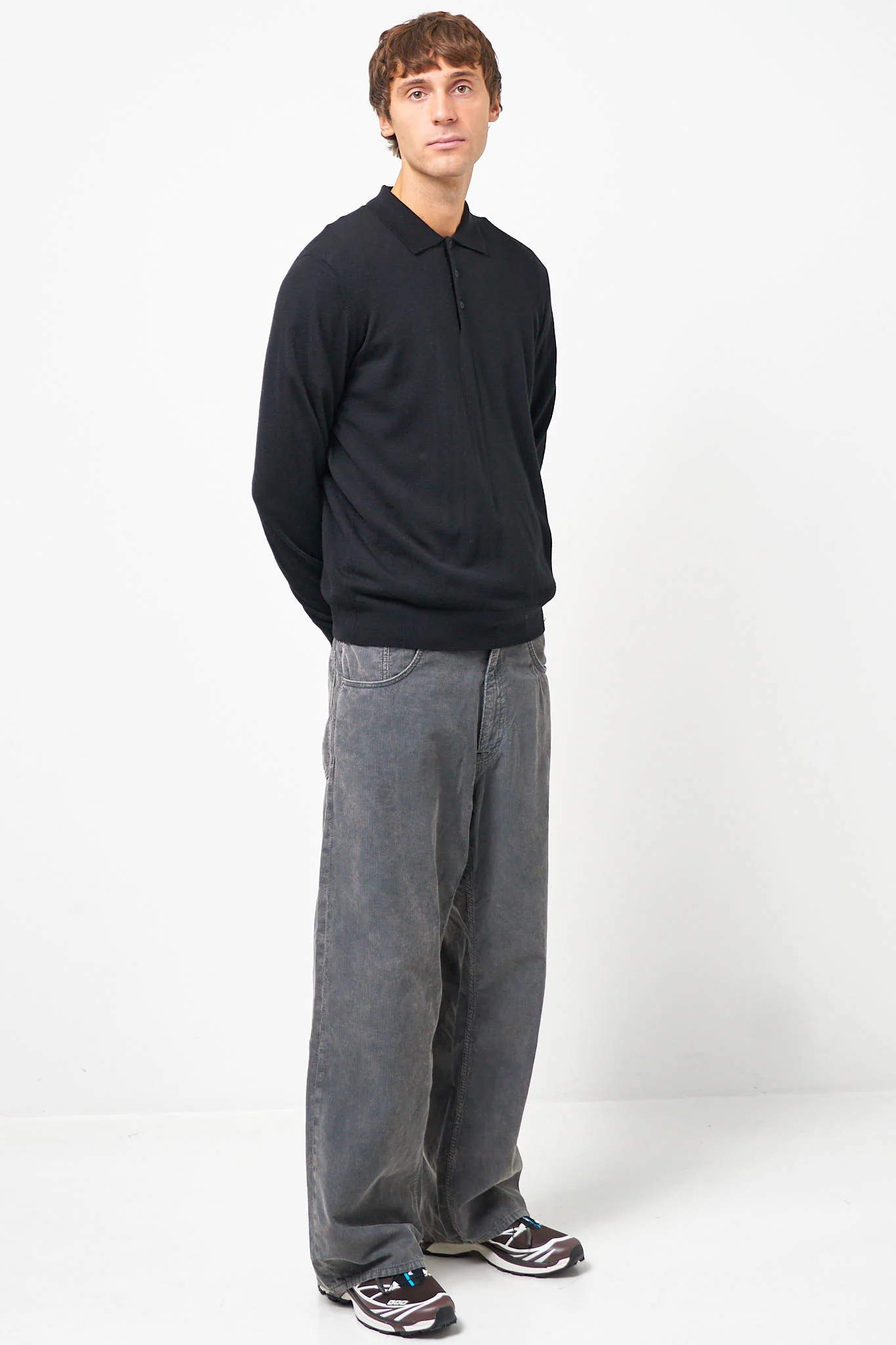 Otto Merino Polo Black - Image 2