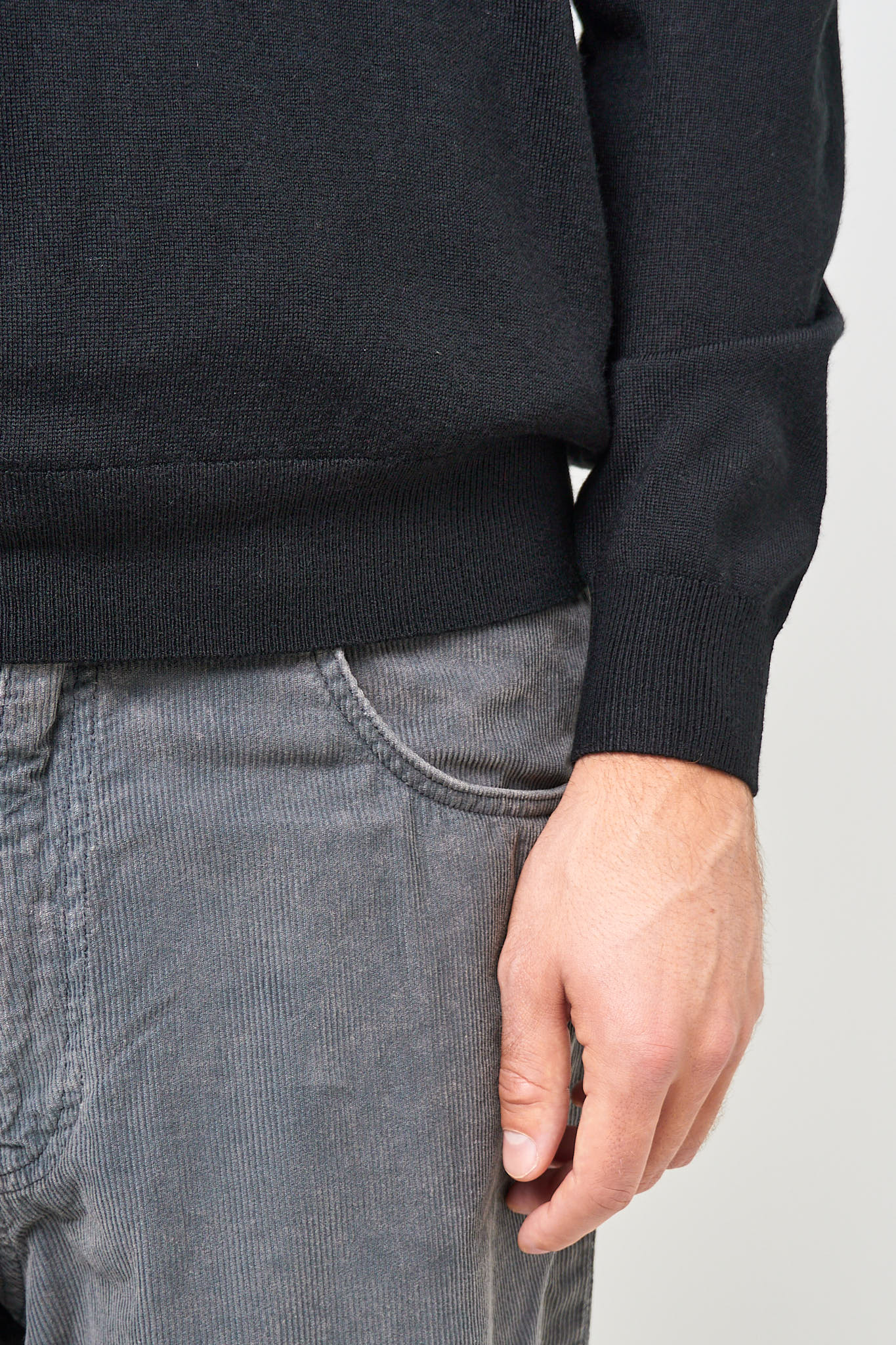 Otto Merino Polo Black - Image 5