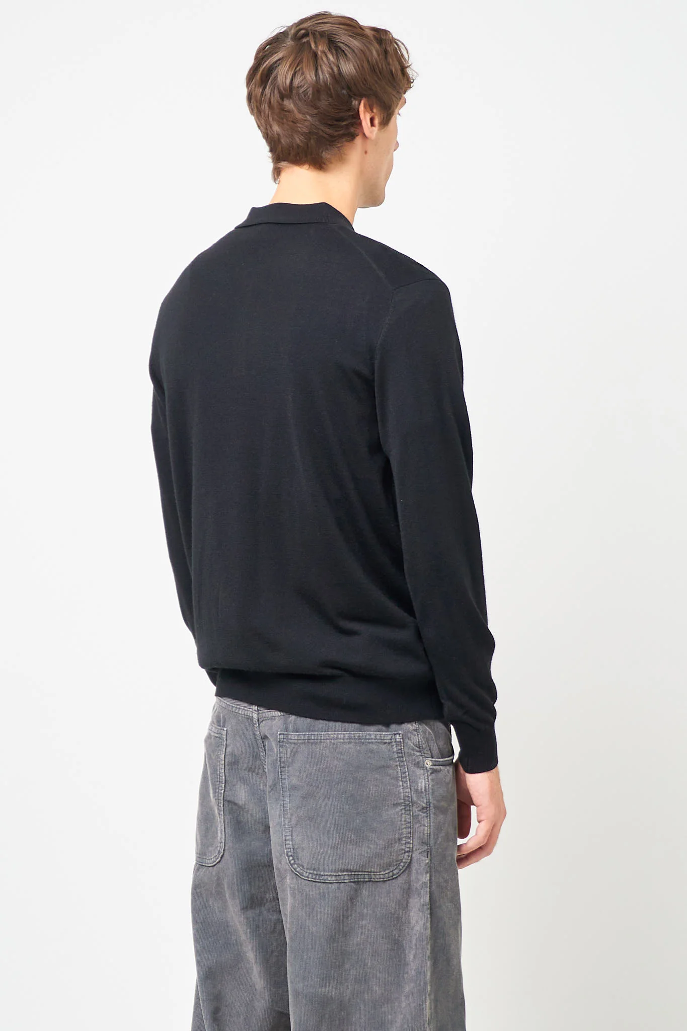 Otto Merino Polo Black - Image 7