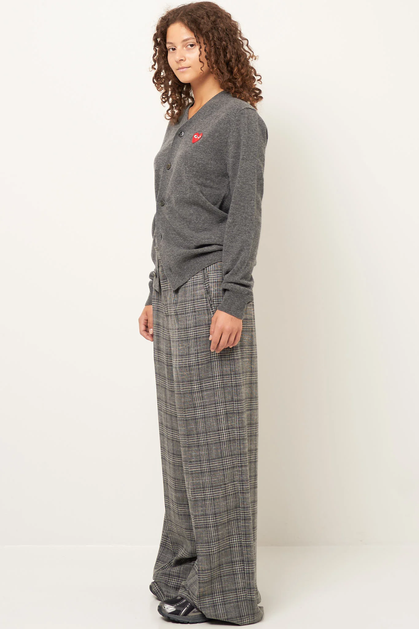 Red Heart Cardigan Grey - Image 2