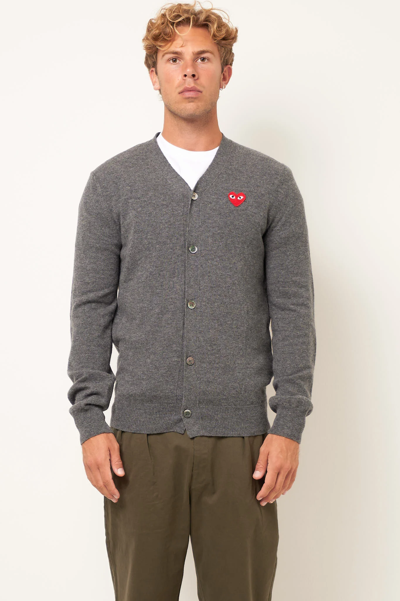 Red Heart Cardigan Grey - Image 7