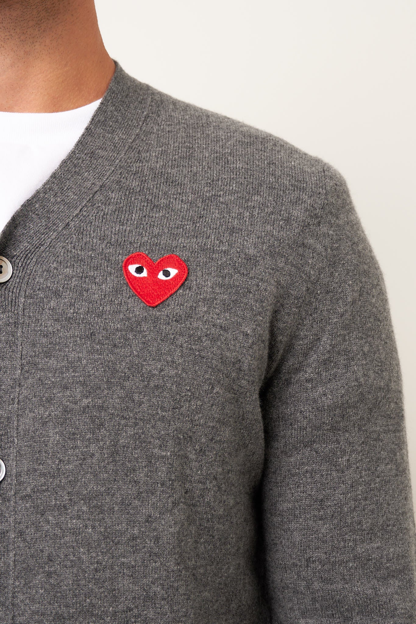 Red Heart Cardigan Grey - Image 8