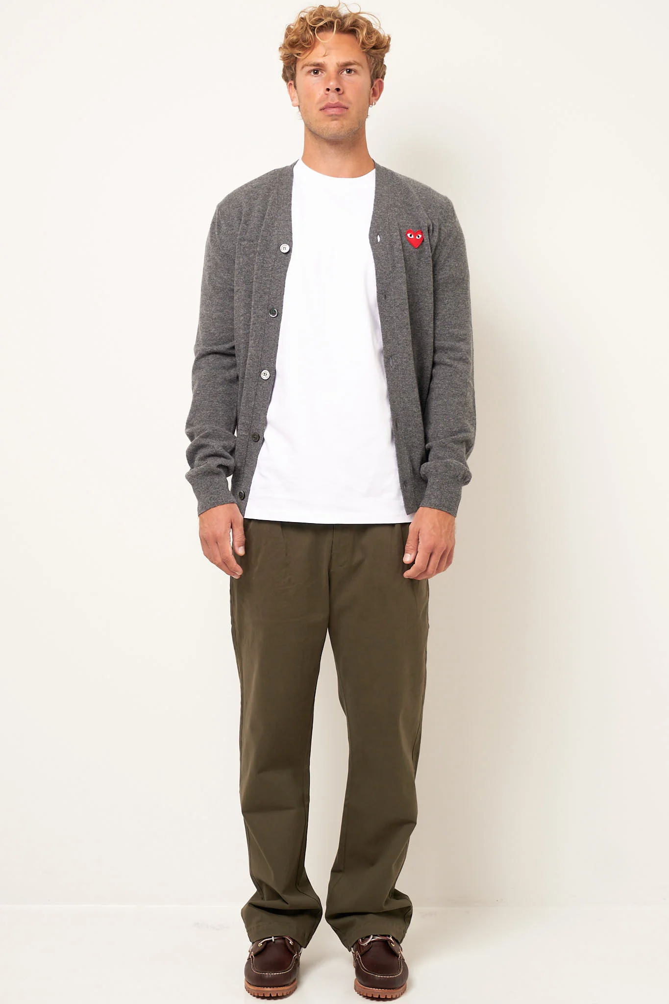 Red Heart Cardigan Grey - Image 9