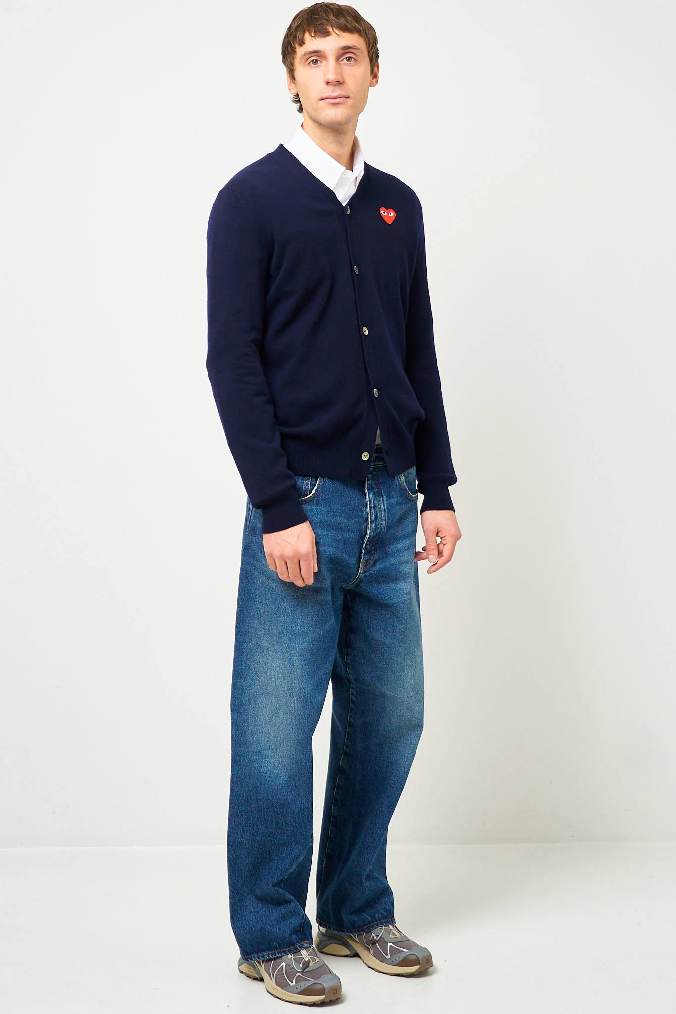 Red Heart Cardigan Navy - Image 8
