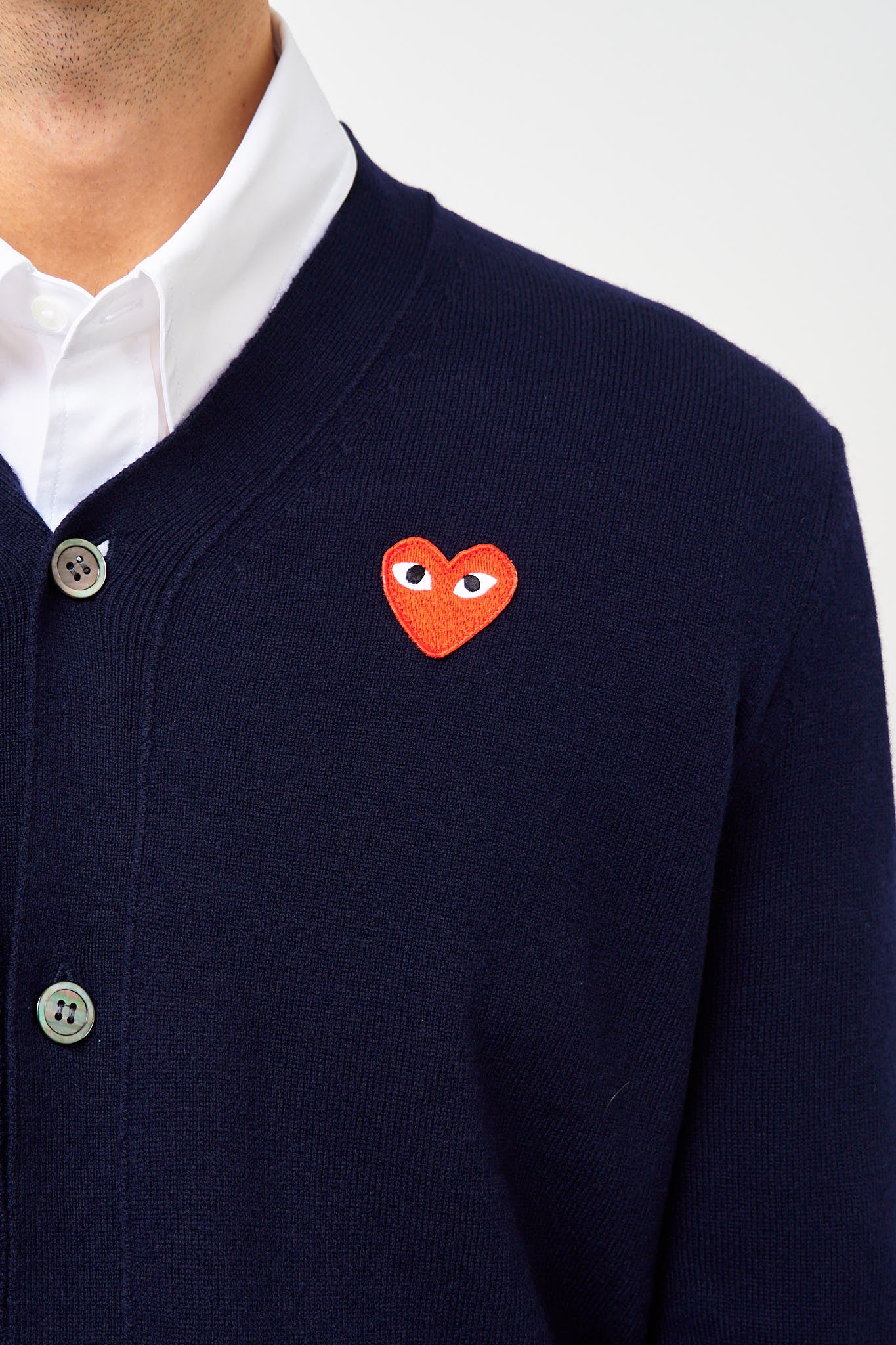 Red Heart Cardigan Navy - Image 9