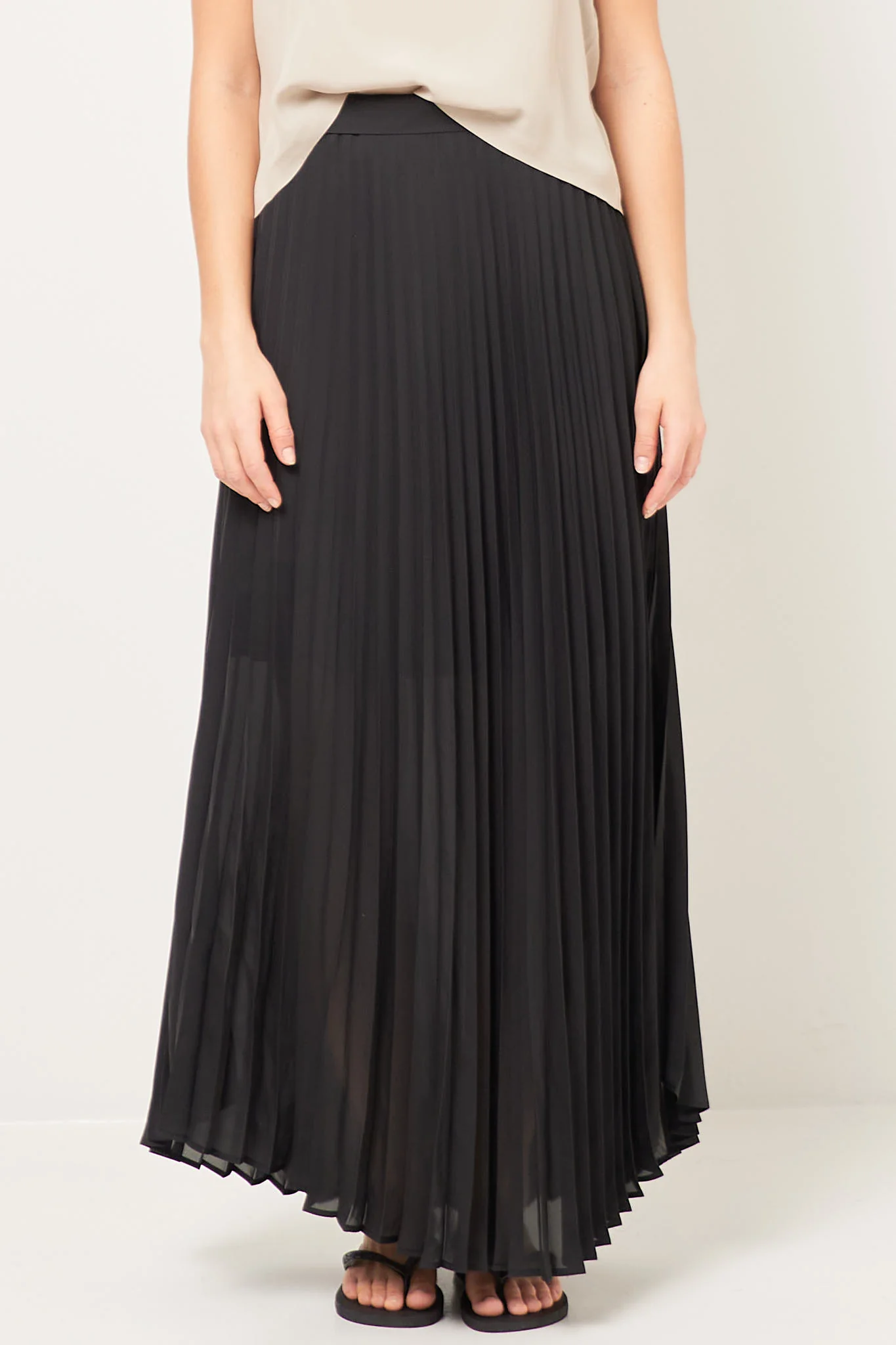 Pleated Skirt Black