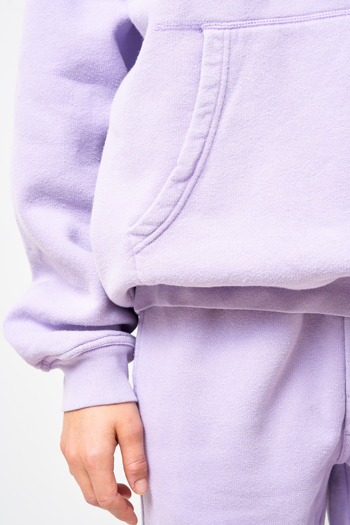 Plizzy Sweatshirt Vintage Pastel Lilac - Image 4