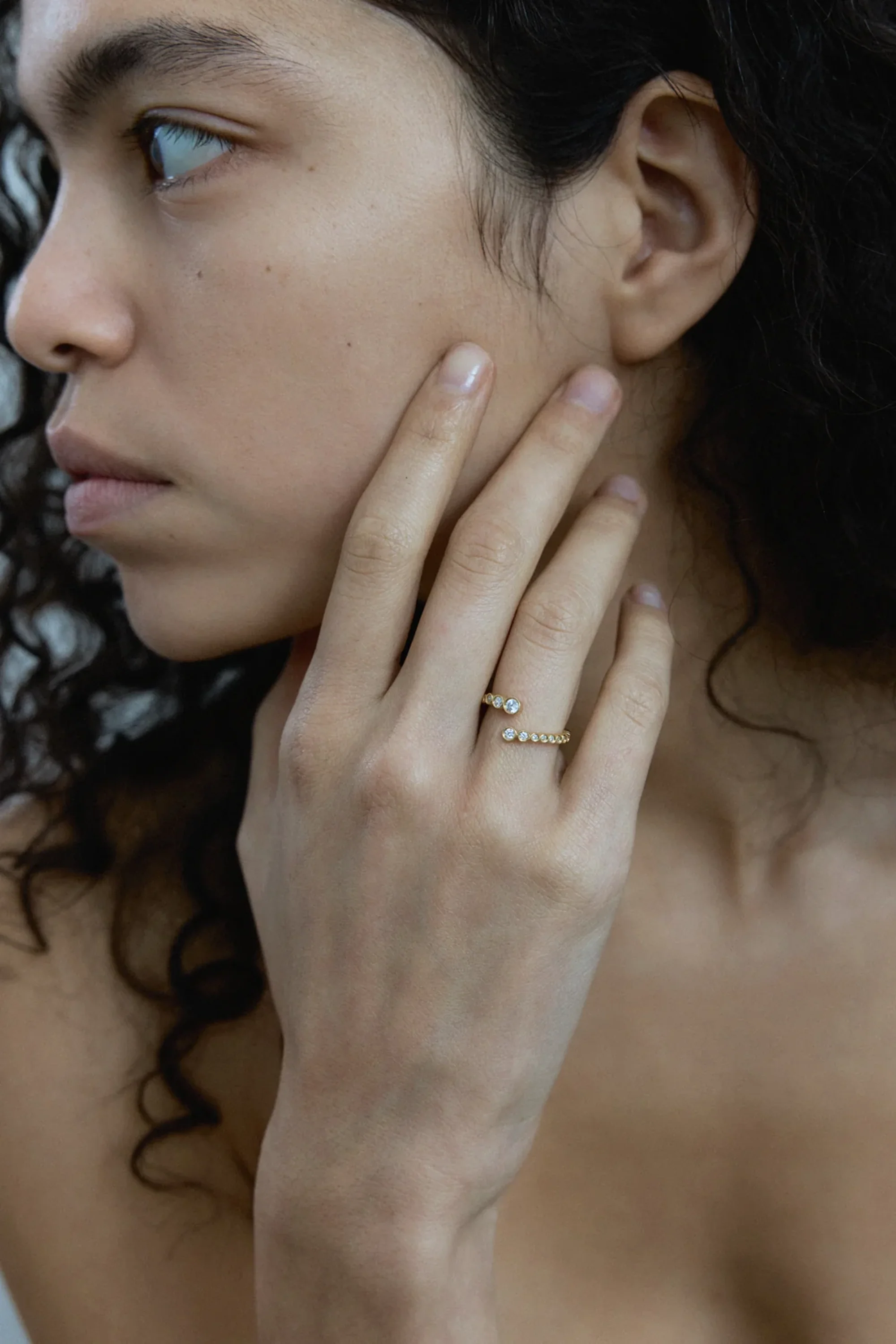 Orit Open Ring Gold - Image 2
