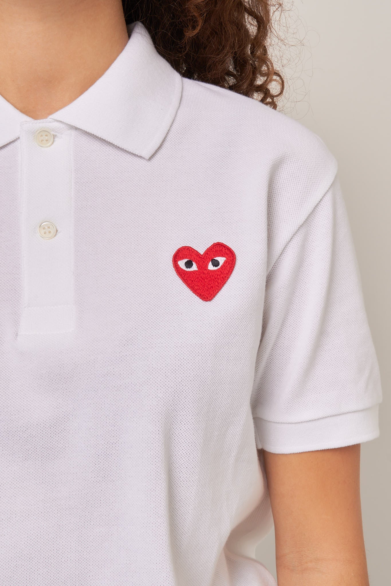 Red Heart Polo White - Image 3