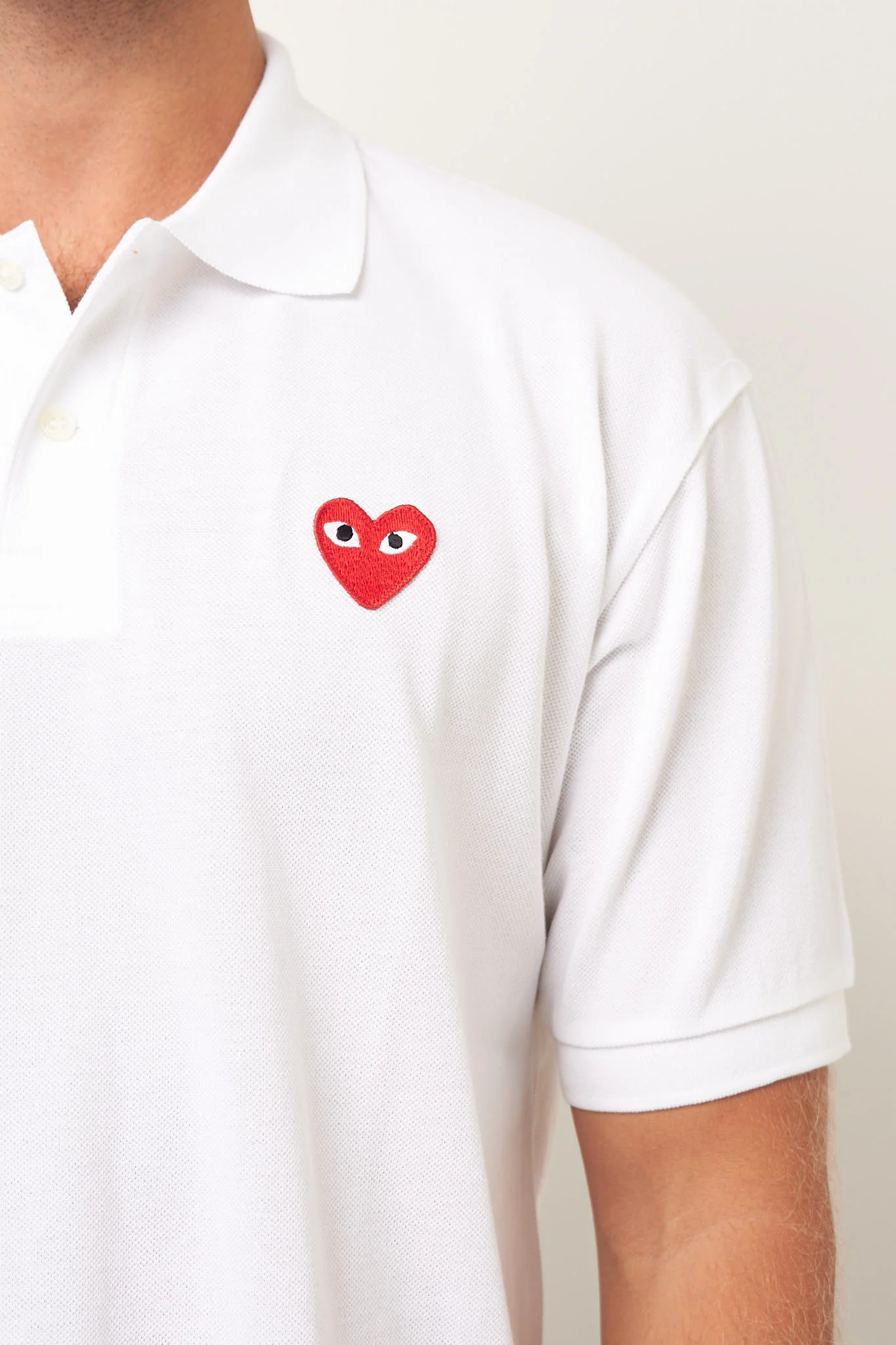 Red Heart Polo White - Image 4