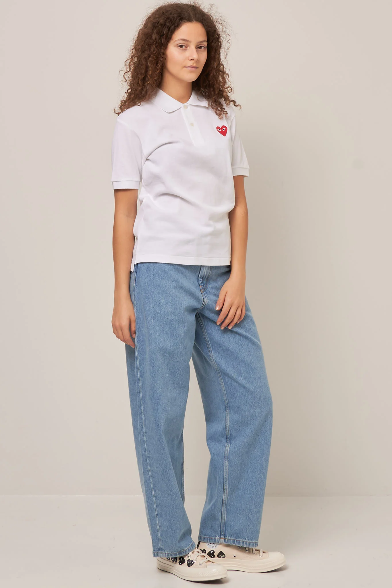 Red Heart Polo White - Image 5