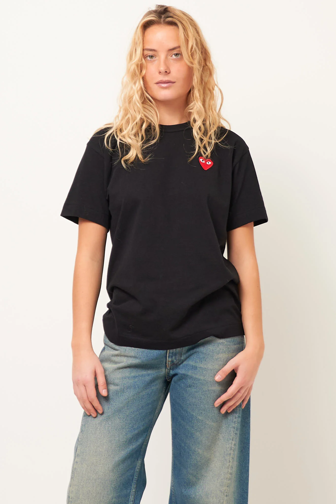 Red Heart T-shirt Black