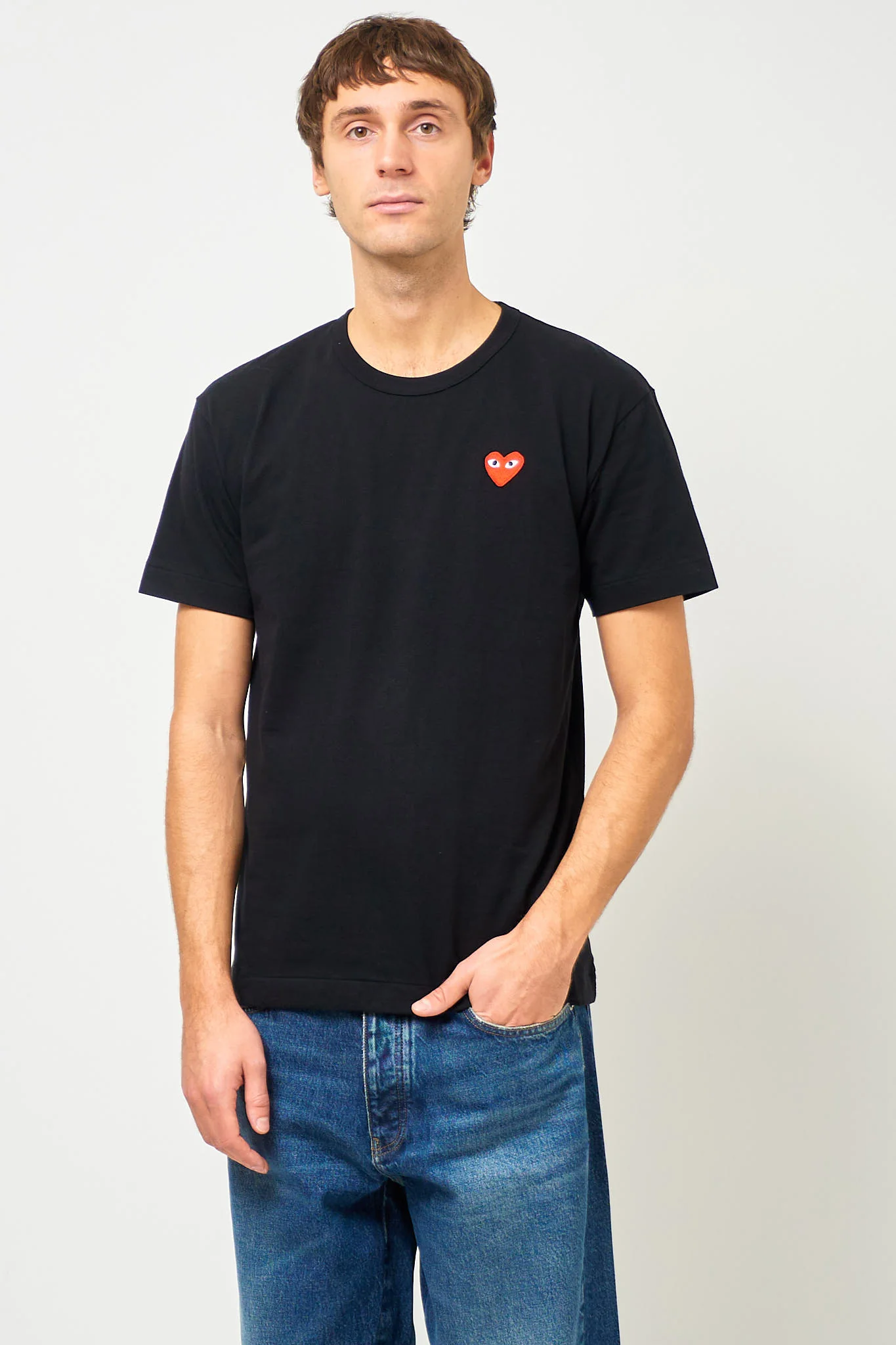 Red Heart T-shirt Black - Image 6