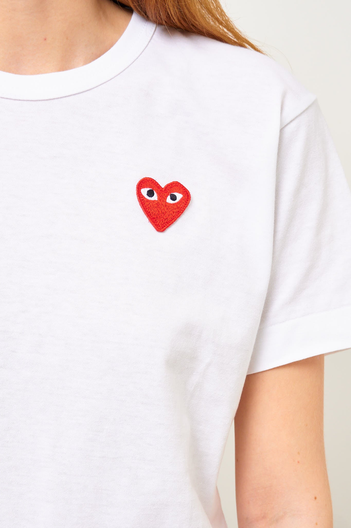 Red Heart T-shirt White - Image 9