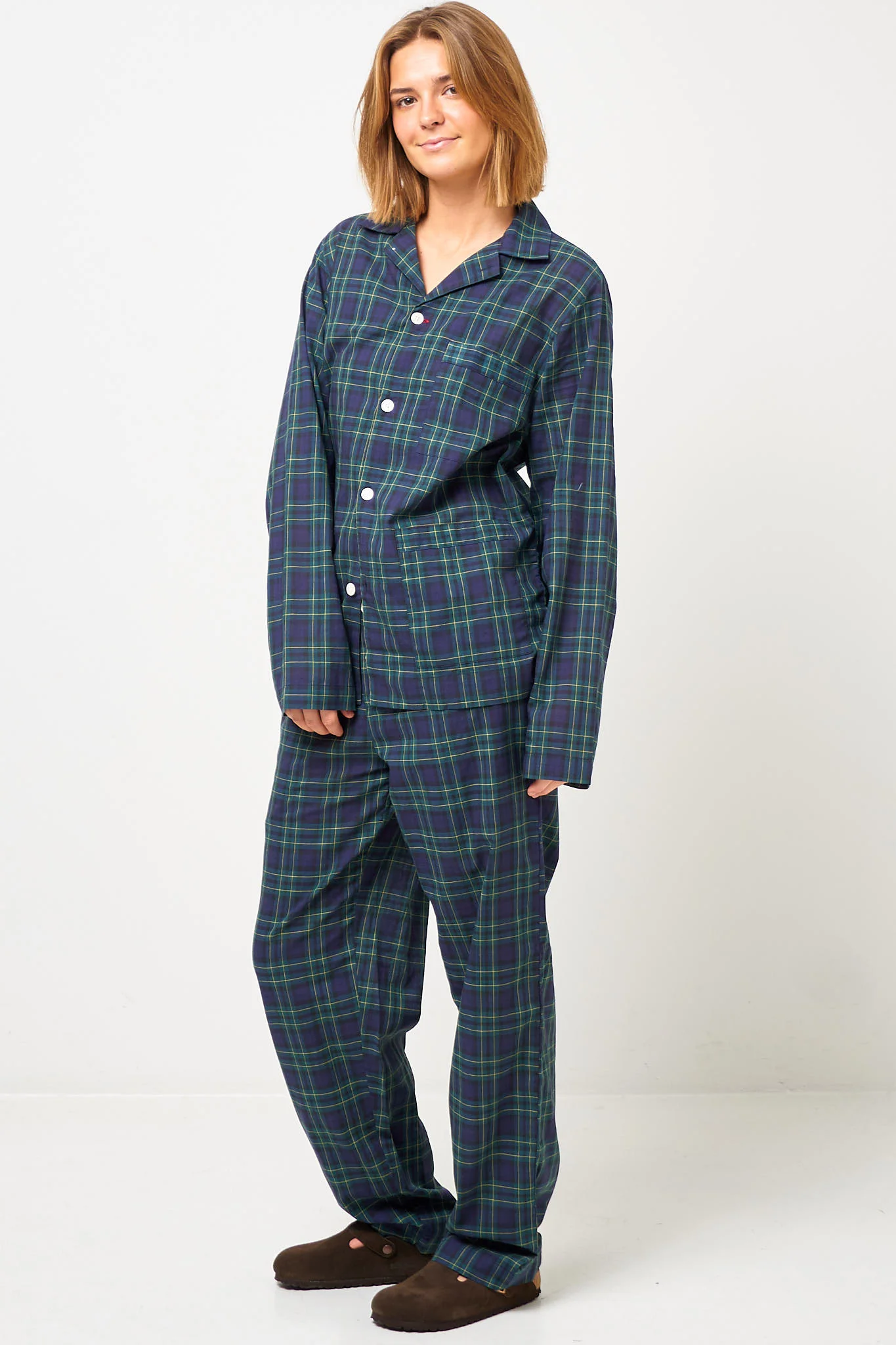 Royal Green Check Long Boxers - Image 6