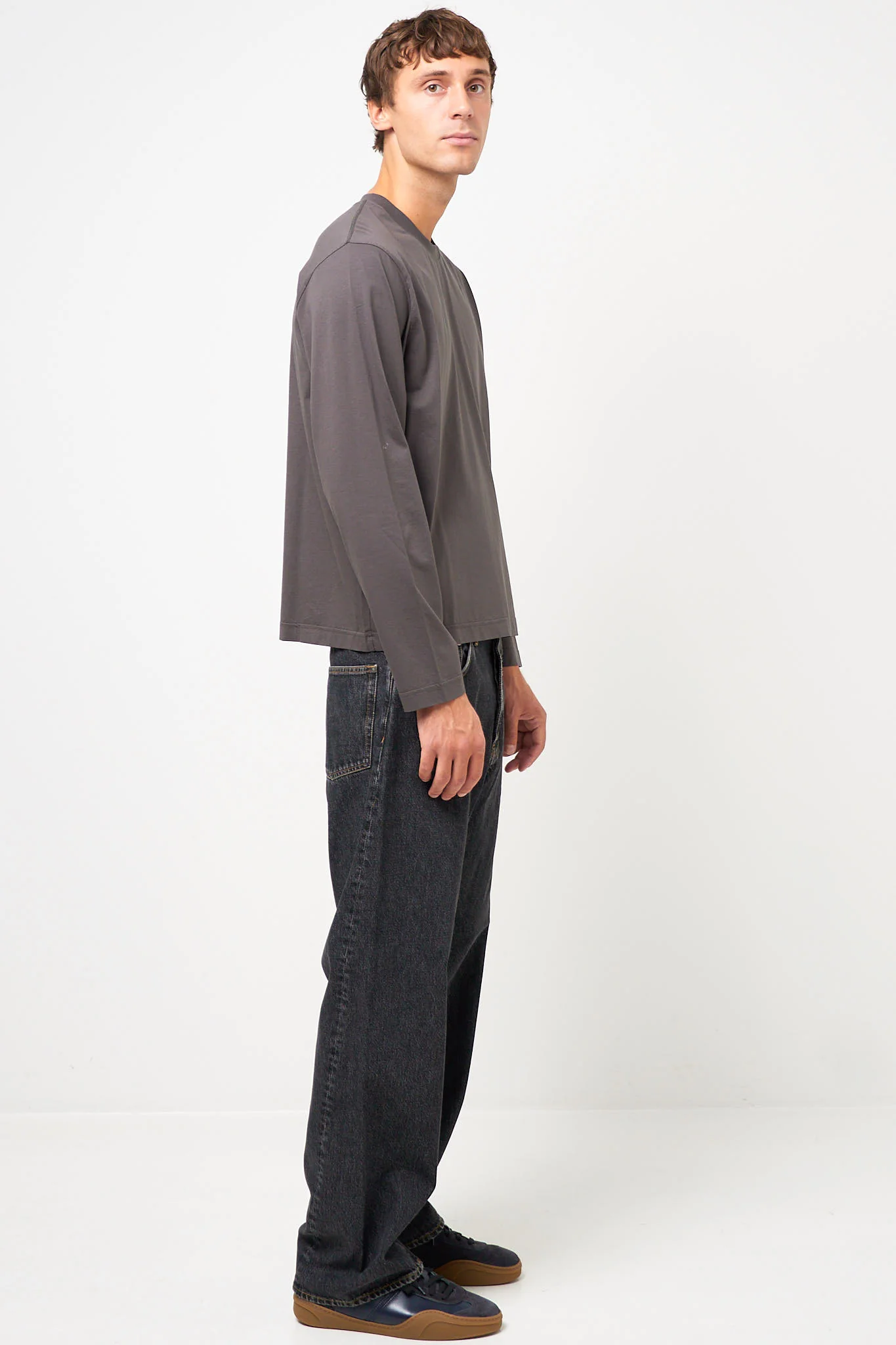 Seam L/S Tee Grey - Image 4