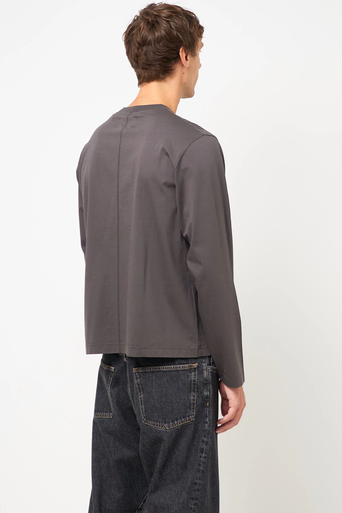 Seam L/S Tee Grey - Image 6