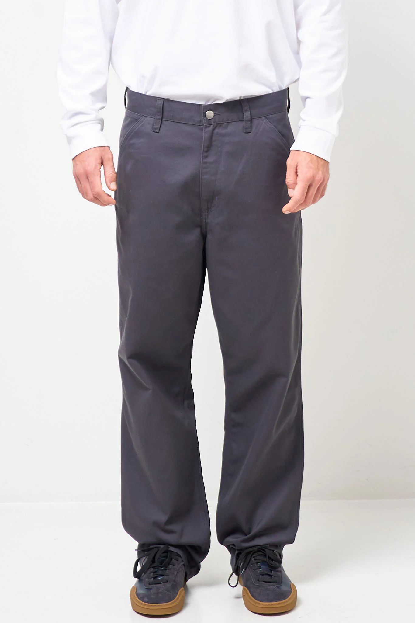 Simple Pant Graphite Rinsed