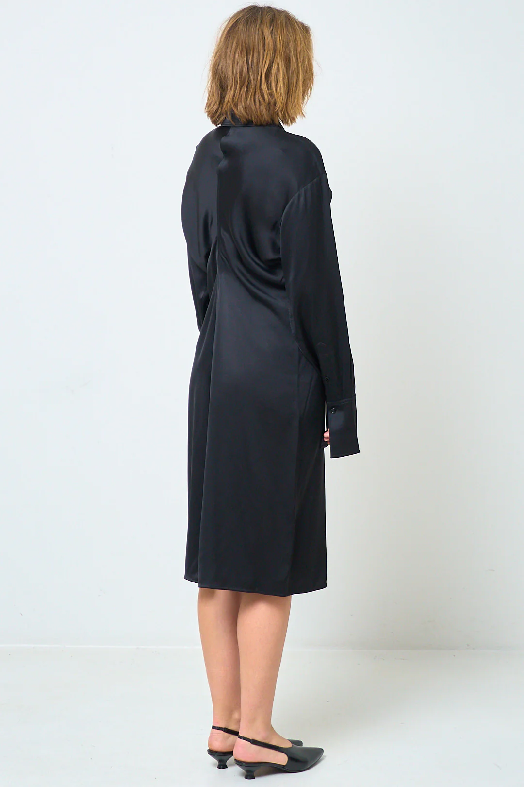 Slouch Shirtdress Black - Image 8