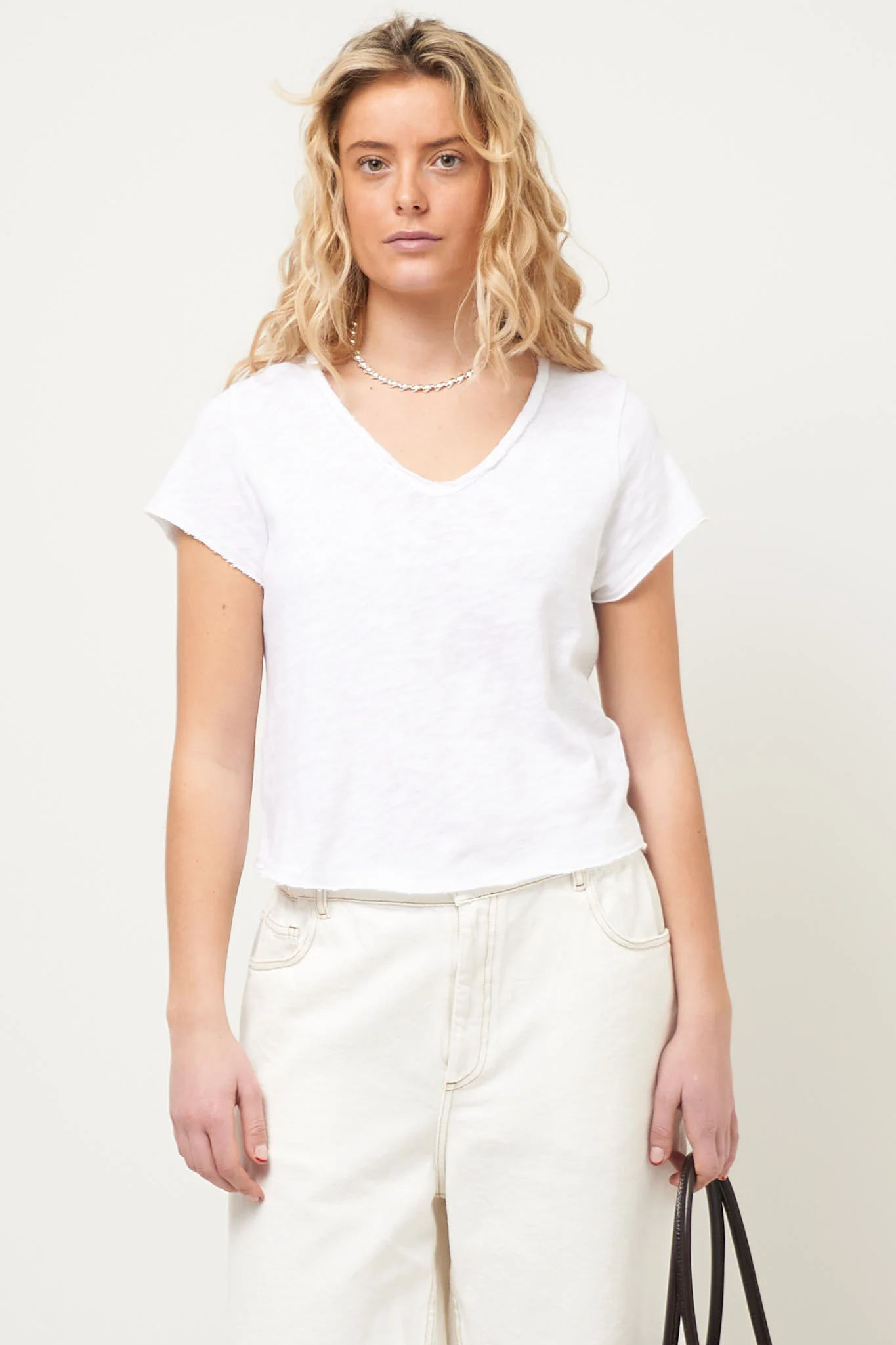 Sonoma V-Neck T-Shirt White