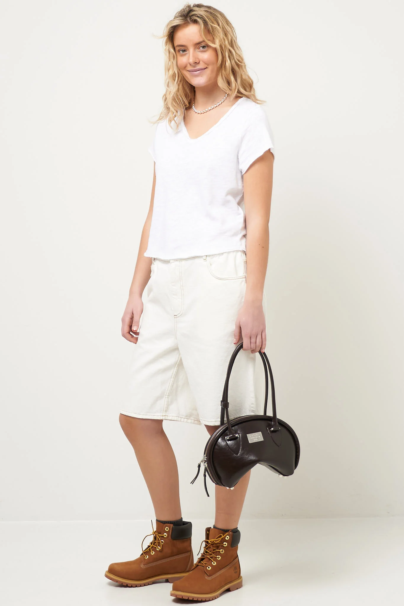 Sonoma V-Neck T-Shirt White - Image 2